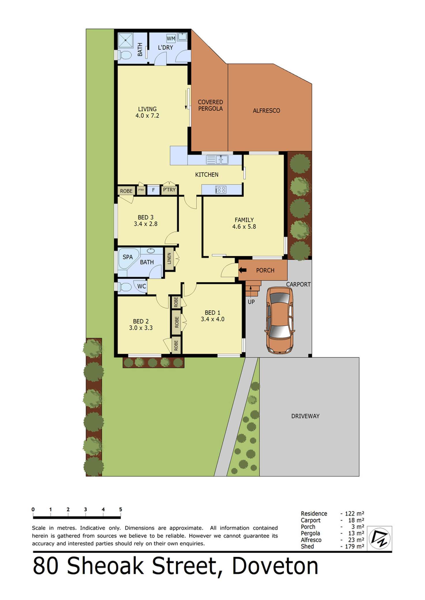 Floorplan of Homely house listing, 80 Sheoak Street, Doveton VIC 3177