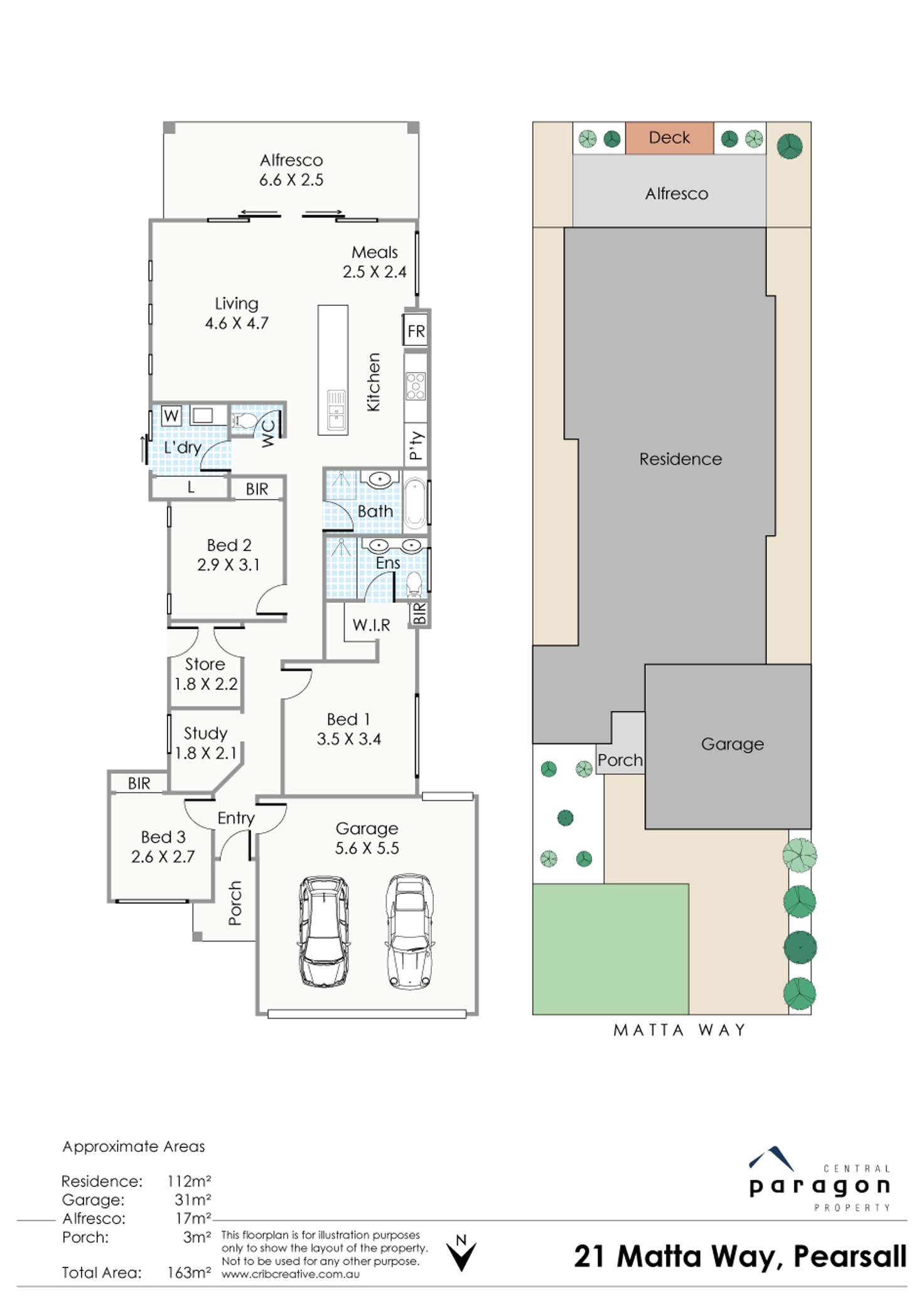 Floorplan of Homely house listing, 21a Matta Way, Pearsall WA 6065