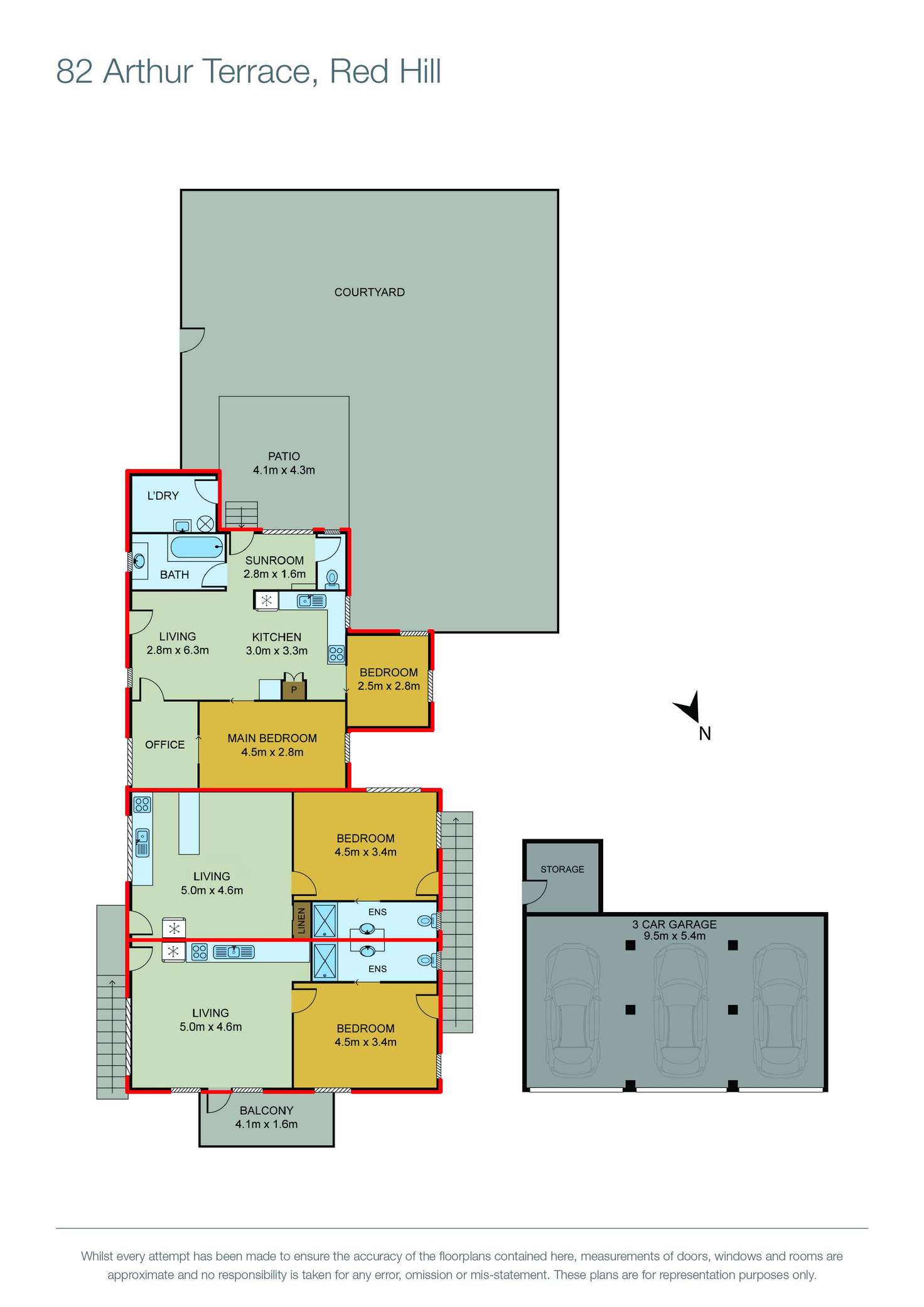 Floorplan of Homely house listing, 82 Arthur Terrace, Red Hill QLD 4059