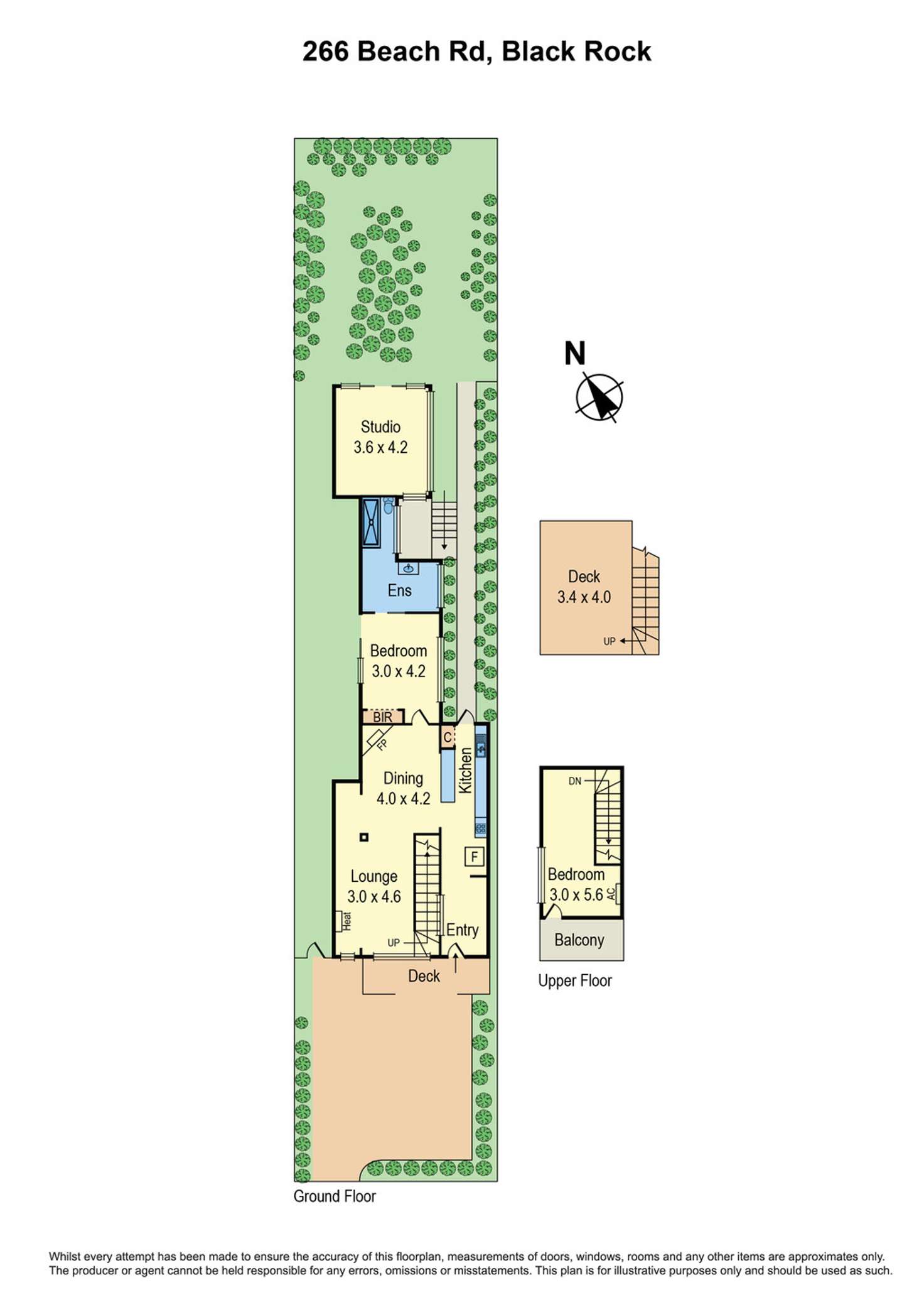 Floorplan of Homely house listing, 266 Beach Road, Black Rock VIC 3193