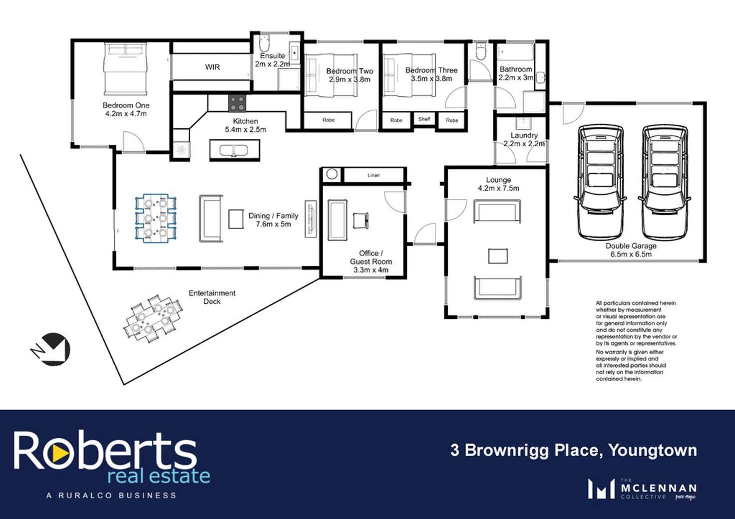 Floorplan of Homely house listing, 3 Brownrigg Place, Youngtown TAS 7249