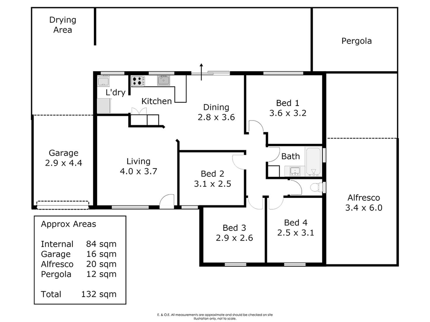 Floorplan of Homely house listing, 1/168 Forrest Street, Fremantle WA 6160