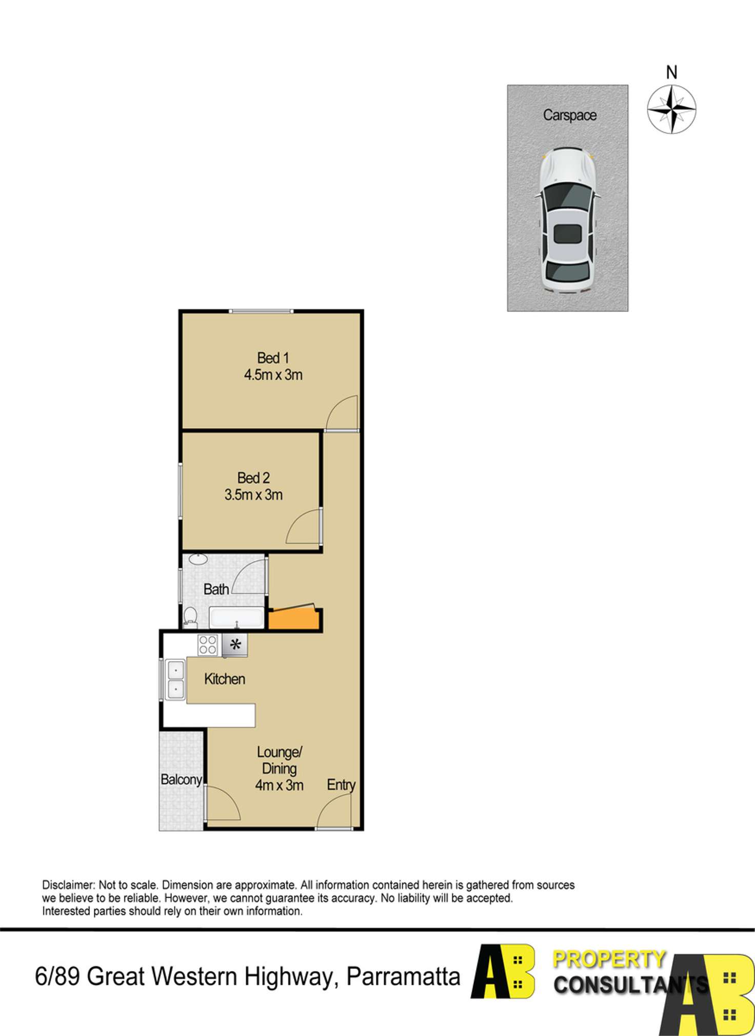 Floorplan of Homely unit listing, 6/89 Great Western Highway, Parramatta NSW 2150