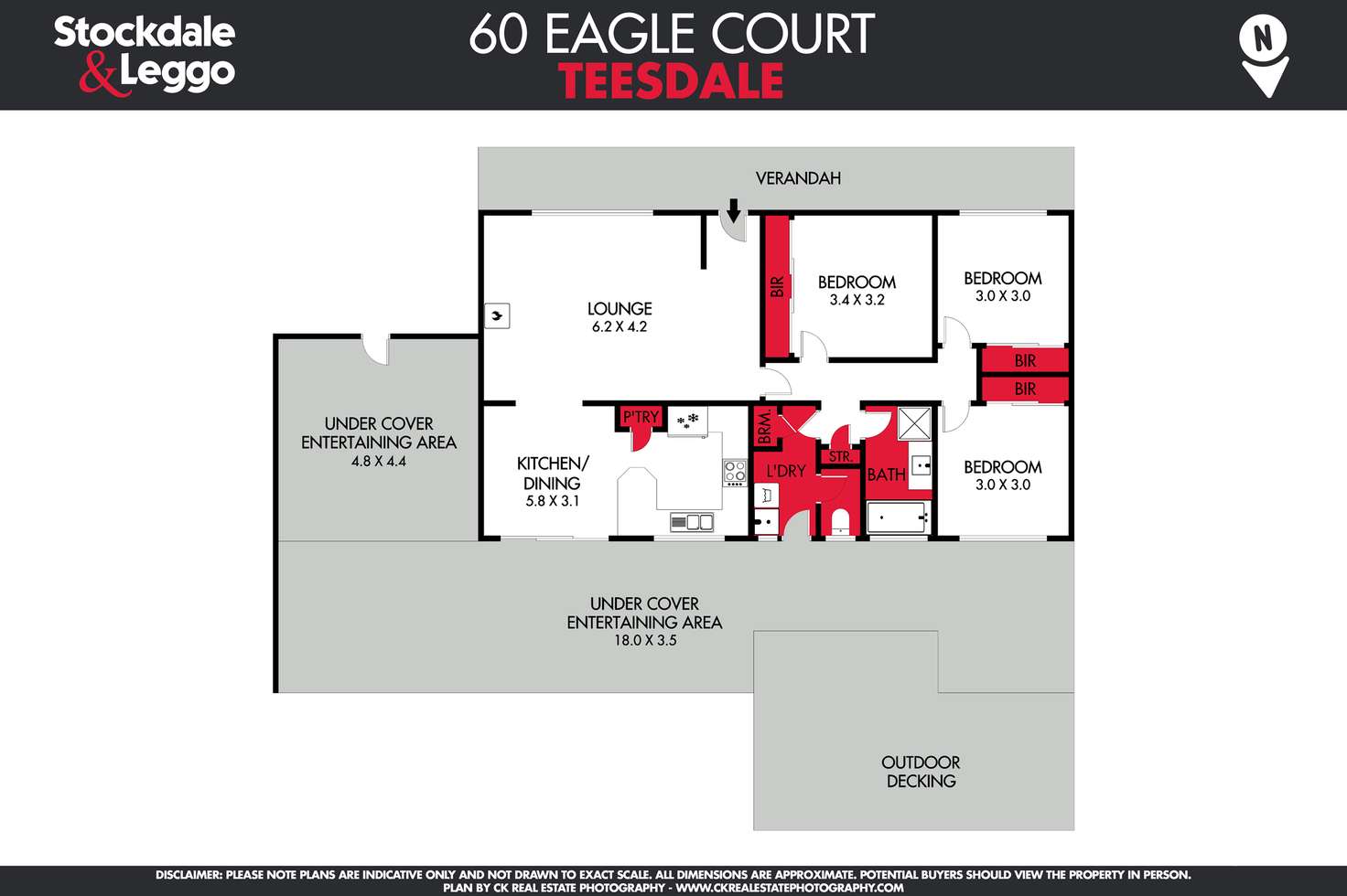 Floorplan of Homely house listing, 60 Eagle Court, Teesdale VIC 3328