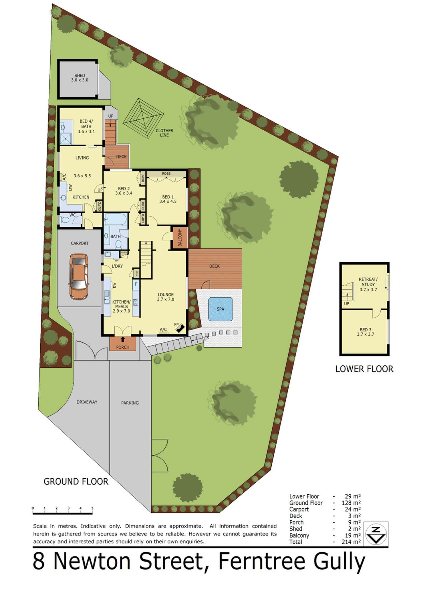 Floorplan of Homely house listing, 8 Newton Street, Ferntree Gully VIC 3156