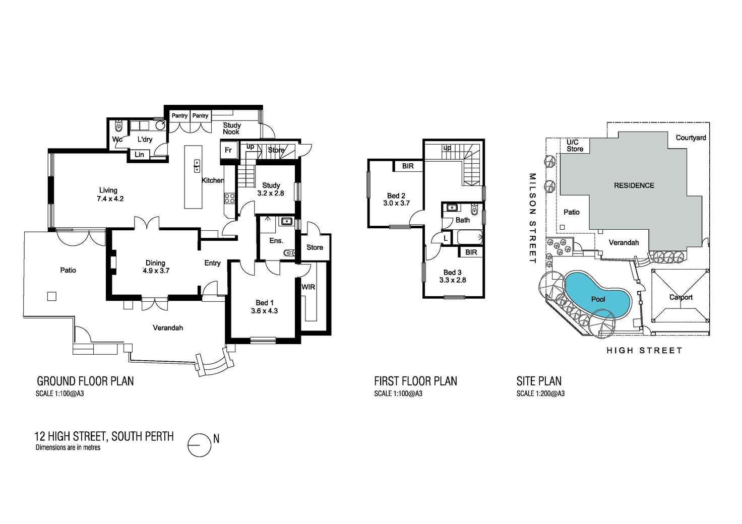 Floorplan of Homely house listing, 12 High Street, South Perth WA 6151