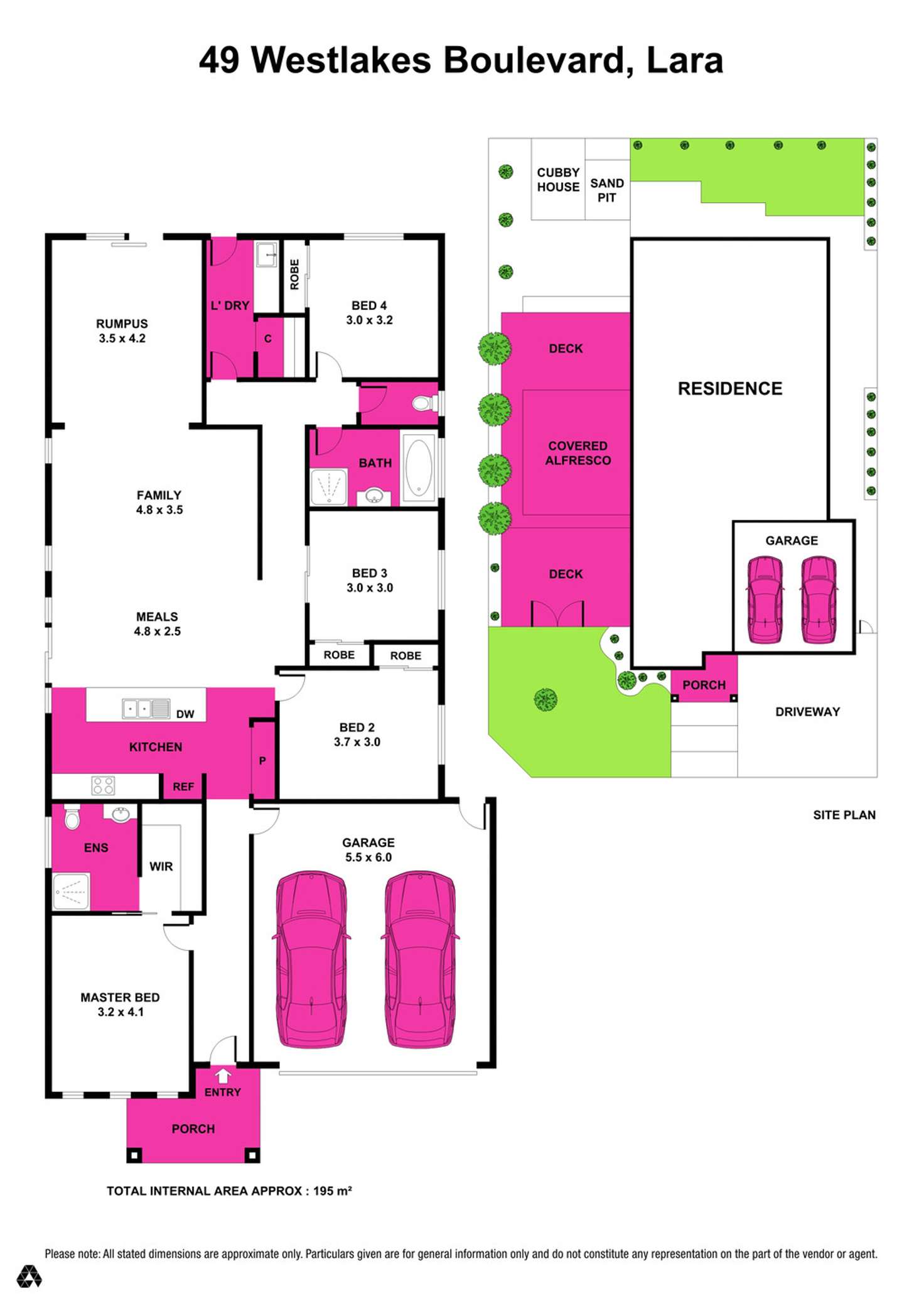 Floorplan of Homely house listing, 49 Westlakes Boulevard, Lara VIC 3212