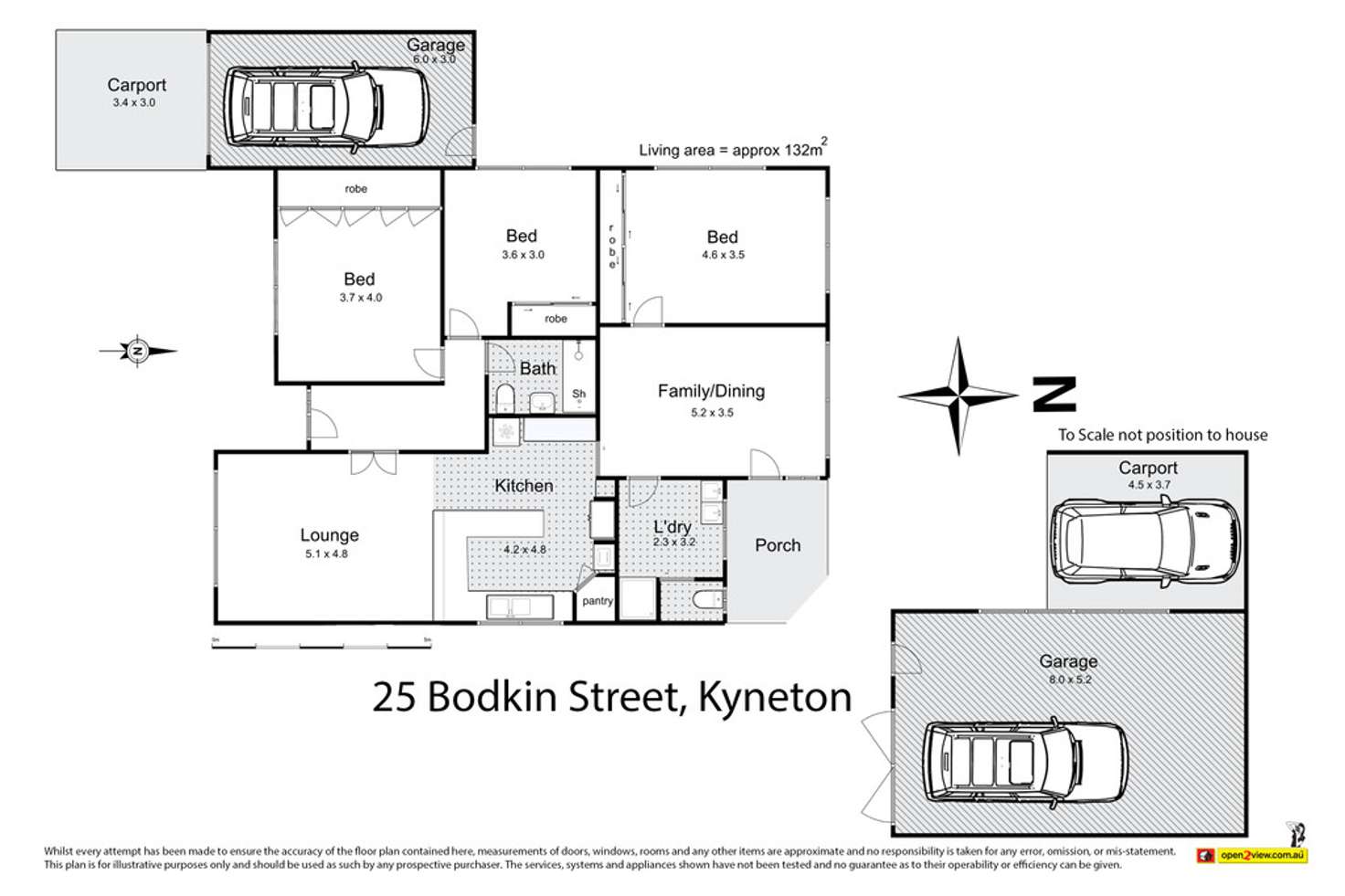 Floorplan of Homely house listing, 25 Bodkin Street, Kyneton VIC 3444