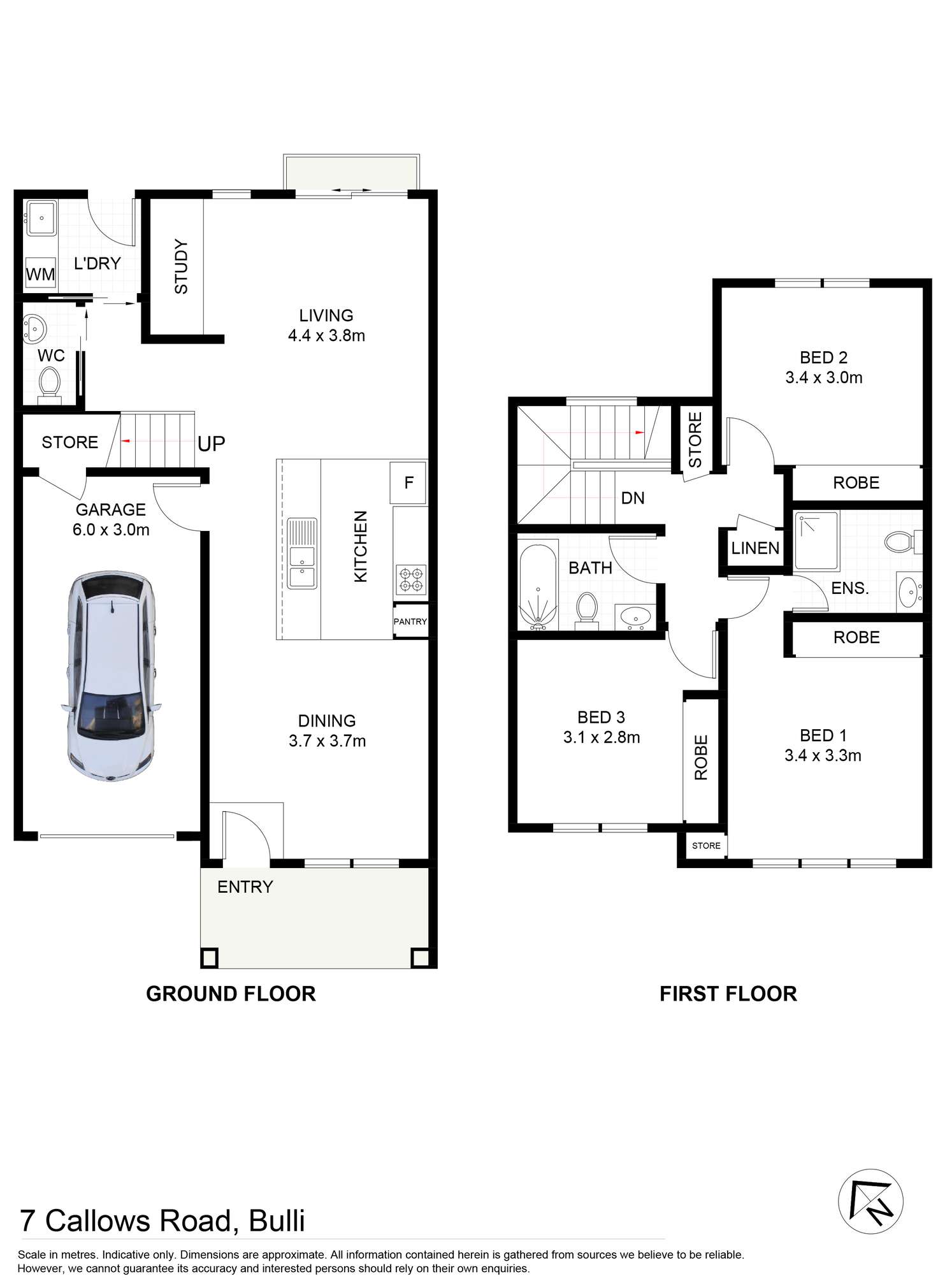 Floorplan of Homely house listing, 7 Callows Road, Bulli NSW 2516