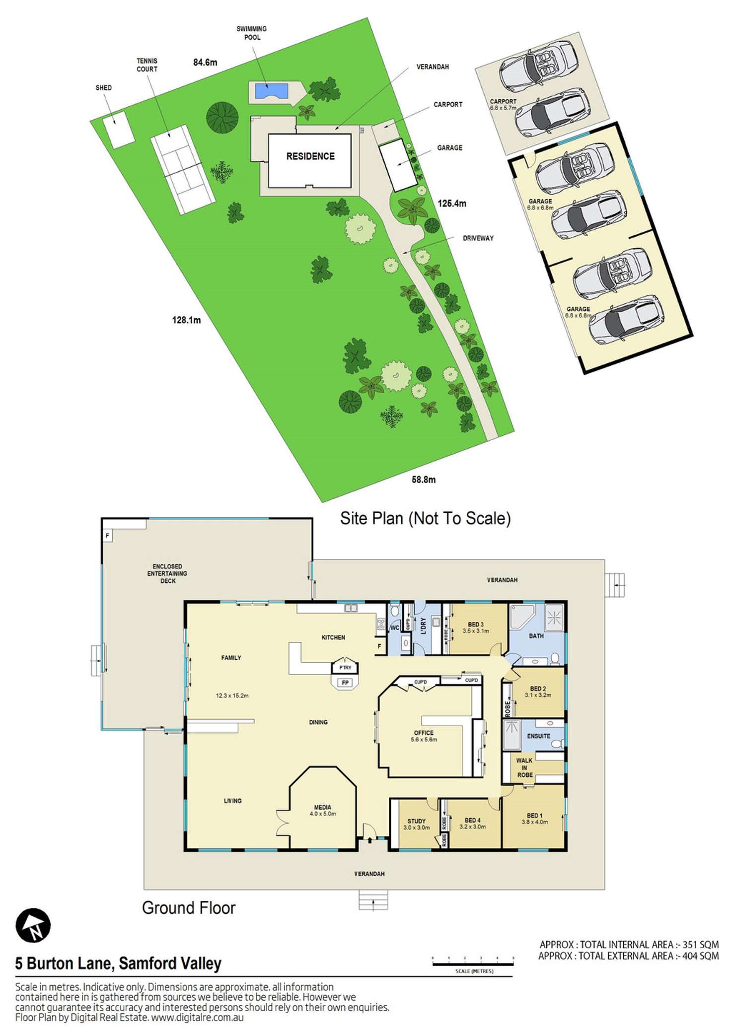 Floorplan of Homely house listing, 5 Burton Lane, Samford Valley QLD 4520