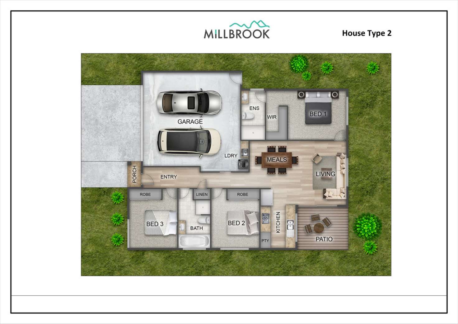 Floorplan of Homely house listing, Lot 43 20 Crumpton Place, Beerwah QLD 4519