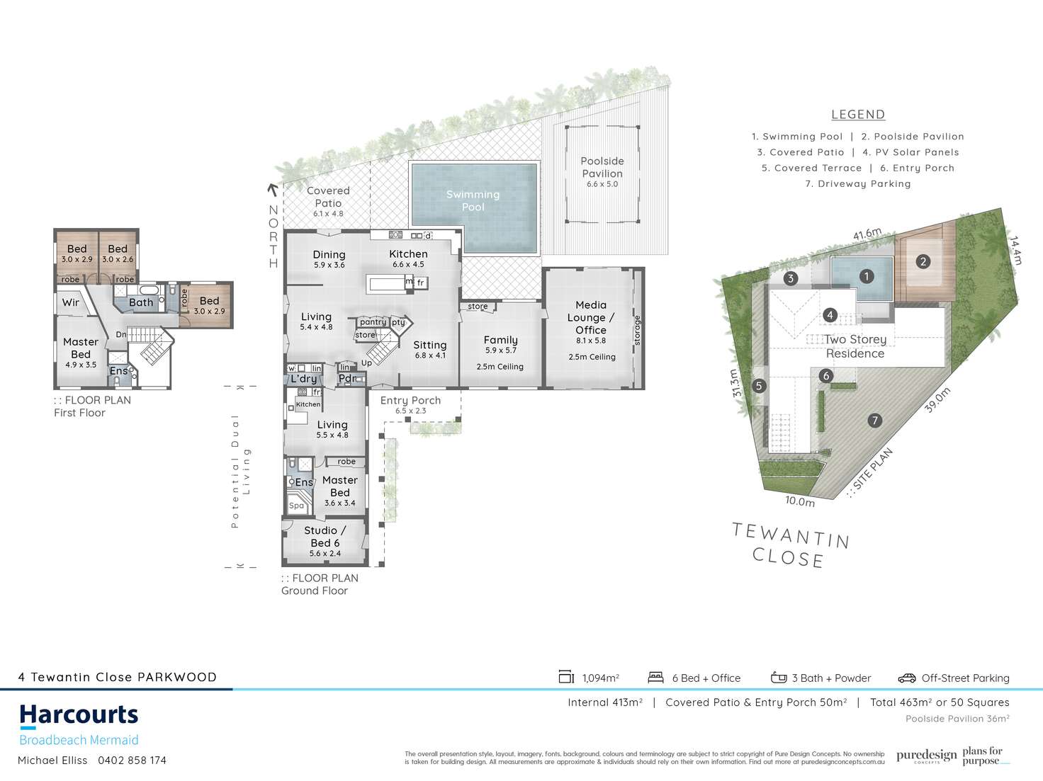 Floorplan of Homely house listing, 4 Tewantin Close, Parkwood QLD 4214