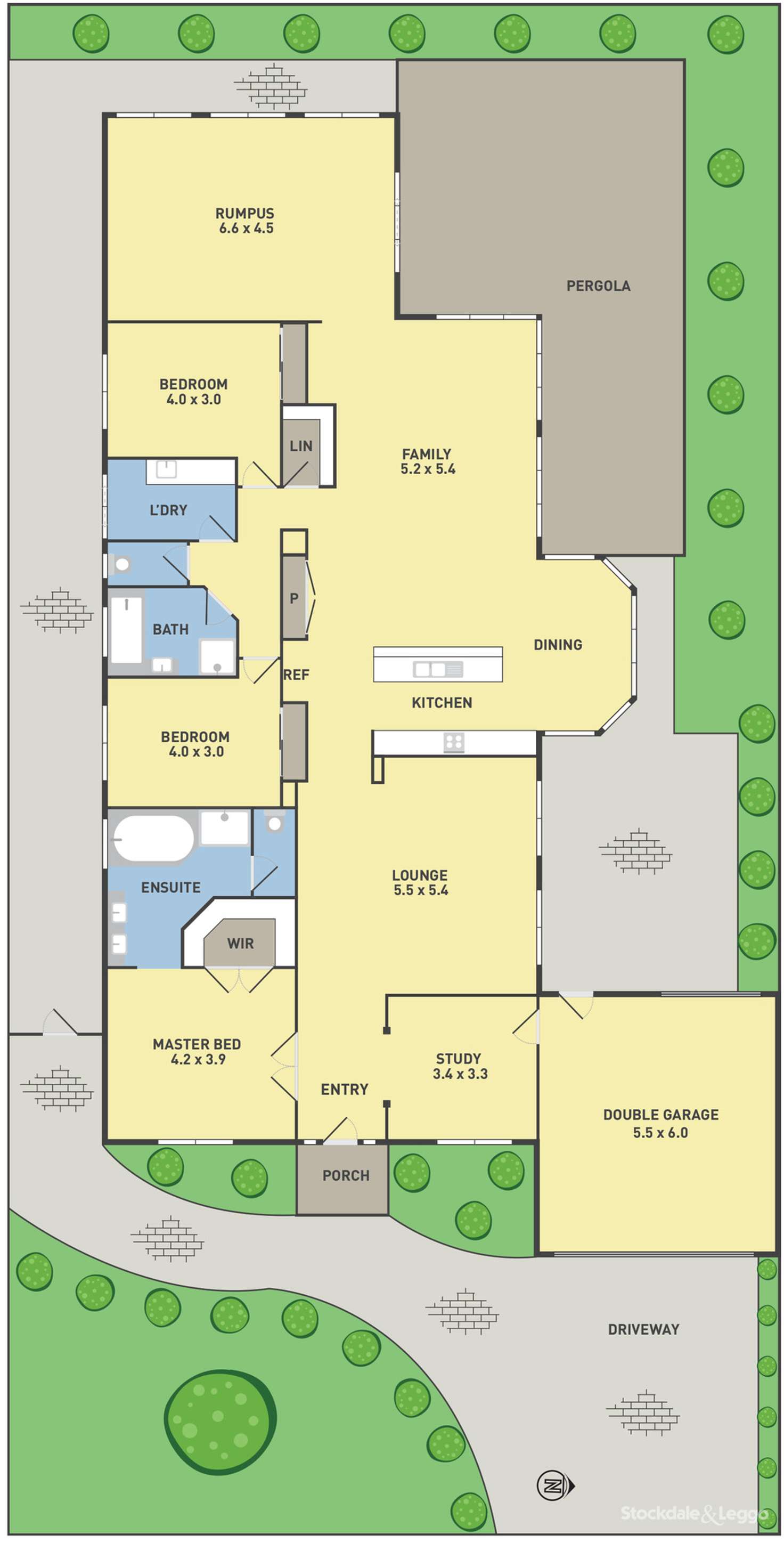 Floorplan of Homely house listing, 34 Castlehill Avenue, Greenvale VIC 3059