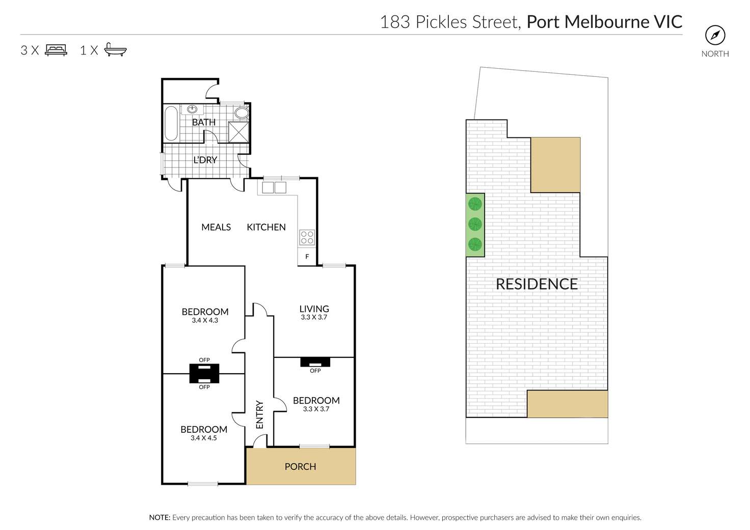 Floorplan of Homely house listing, 183 Pickles Street, Port Melbourne VIC 3207