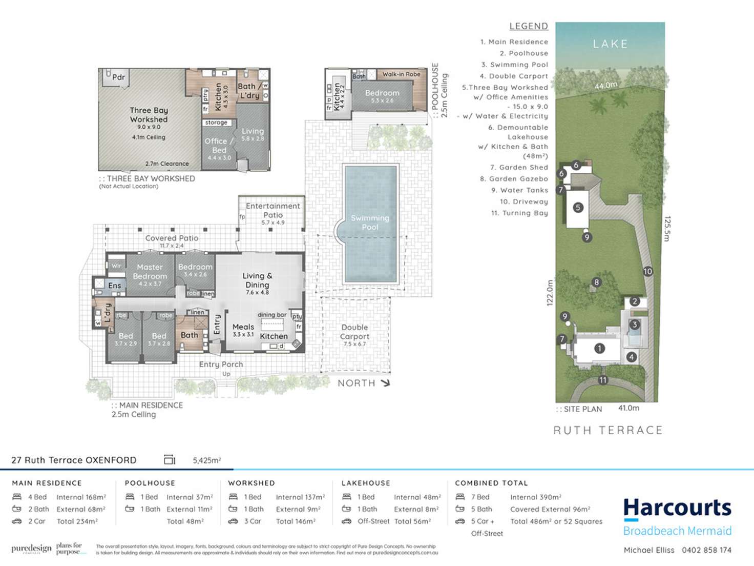 Floorplan of Homely acreageSemiRural listing, 27 Ruth Terrace, Oxenford QLD 4210