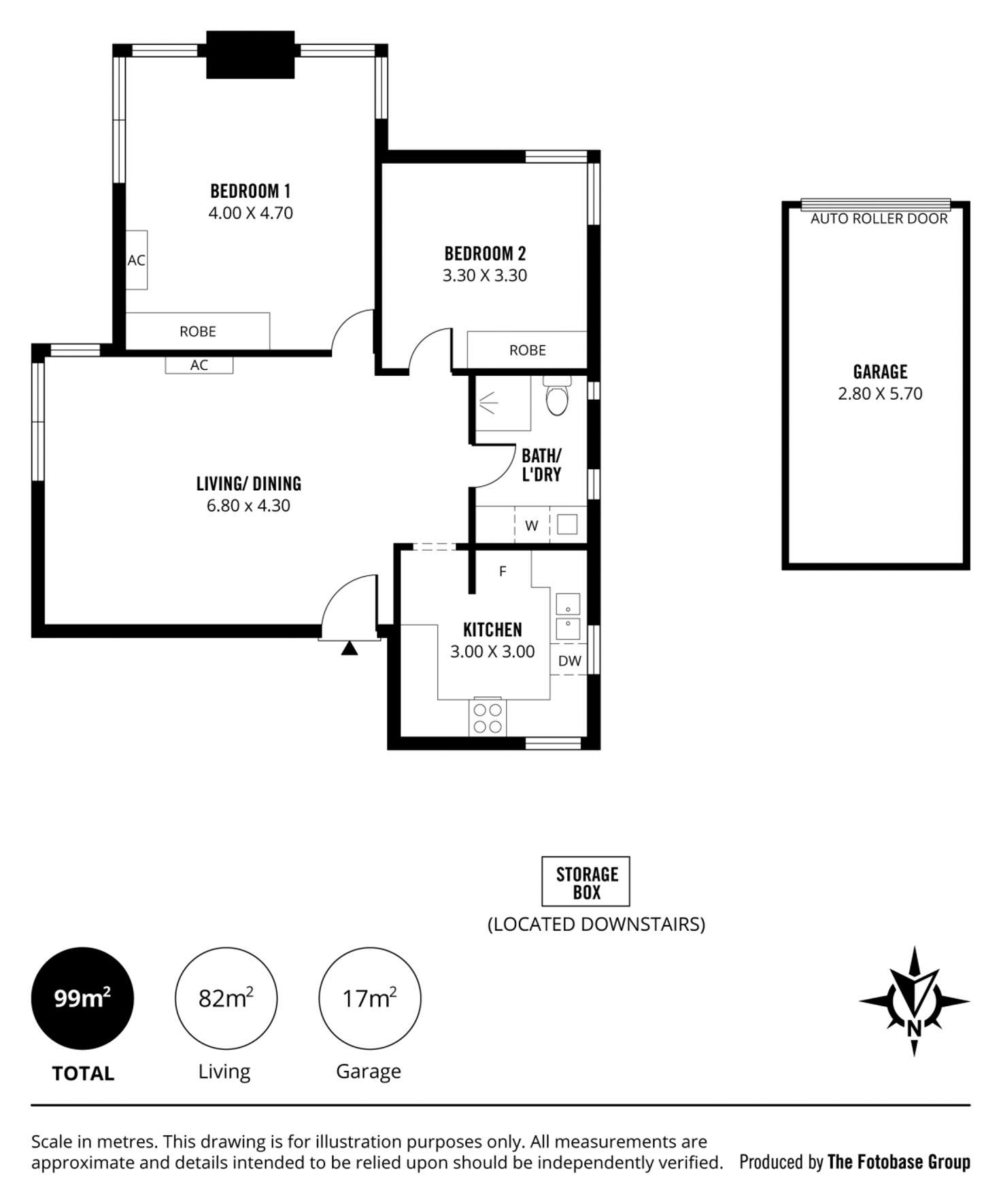 Floorplan of Homely unit listing, 3/9 Weewanda Street, Glenelg South SA 5045