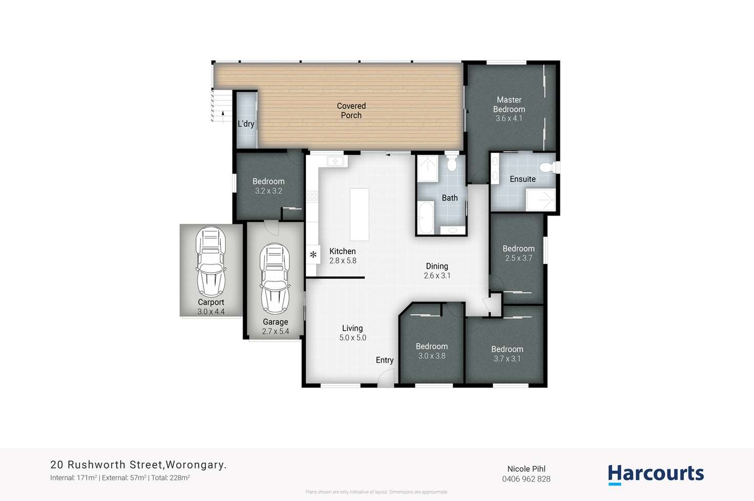Floorplan of Homely house listing, 20 Rushworth Street, Worongary QLD 4213