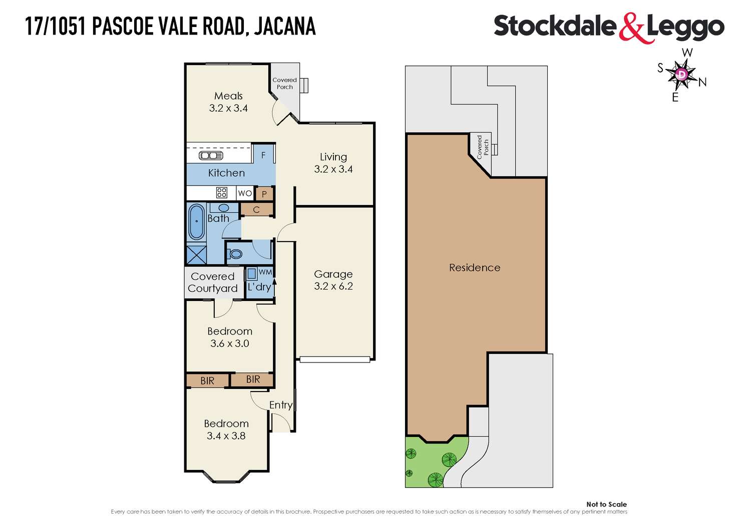 Floorplan of Homely unit listing, 17/1051 Pascoe Vale Road, Jacana VIC 3047