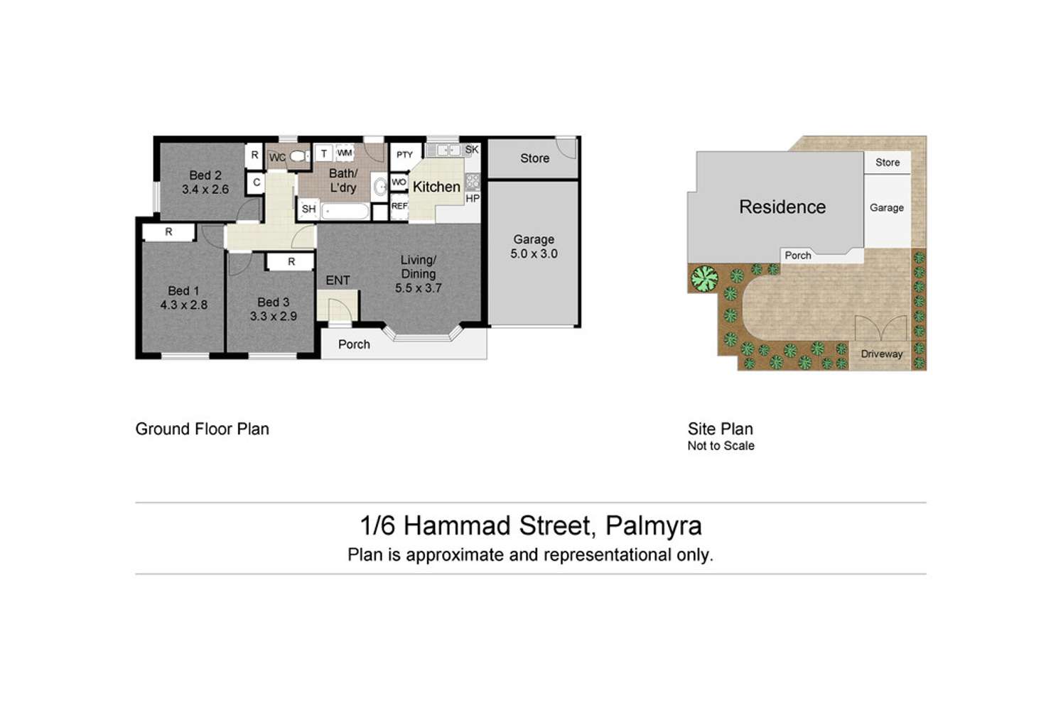 Floorplan of Homely house listing, 1/6 Hammad Street, Palmyra WA 6157