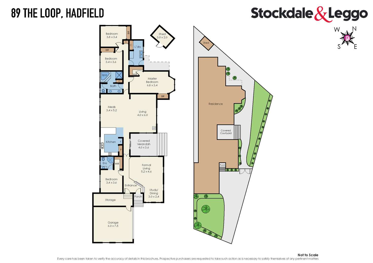 Floorplan of Homely house listing, 89 The Loop, Hadfield VIC 3046