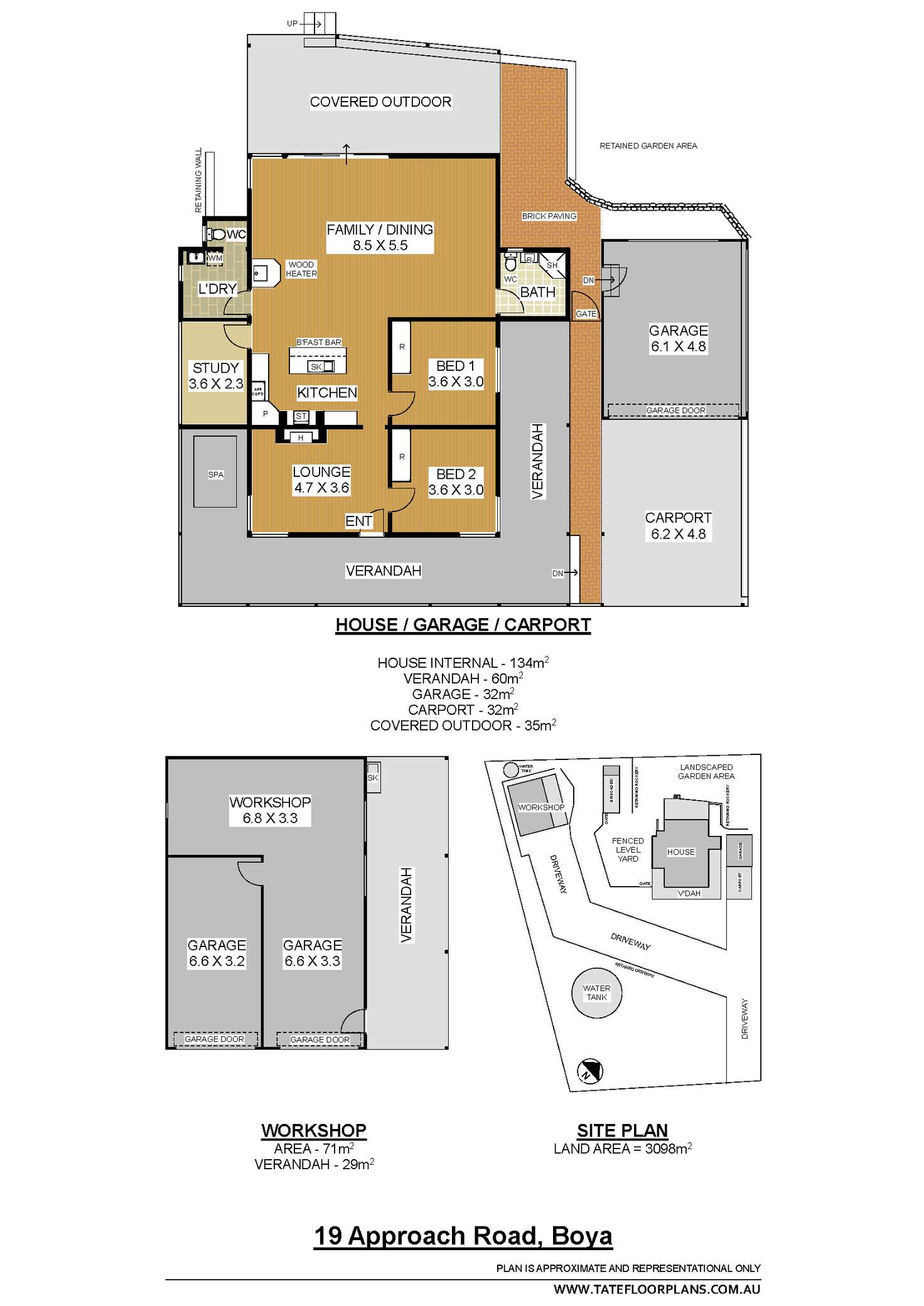 Floorplan of Homely house listing, 19 Approach Road, Boya WA 6056