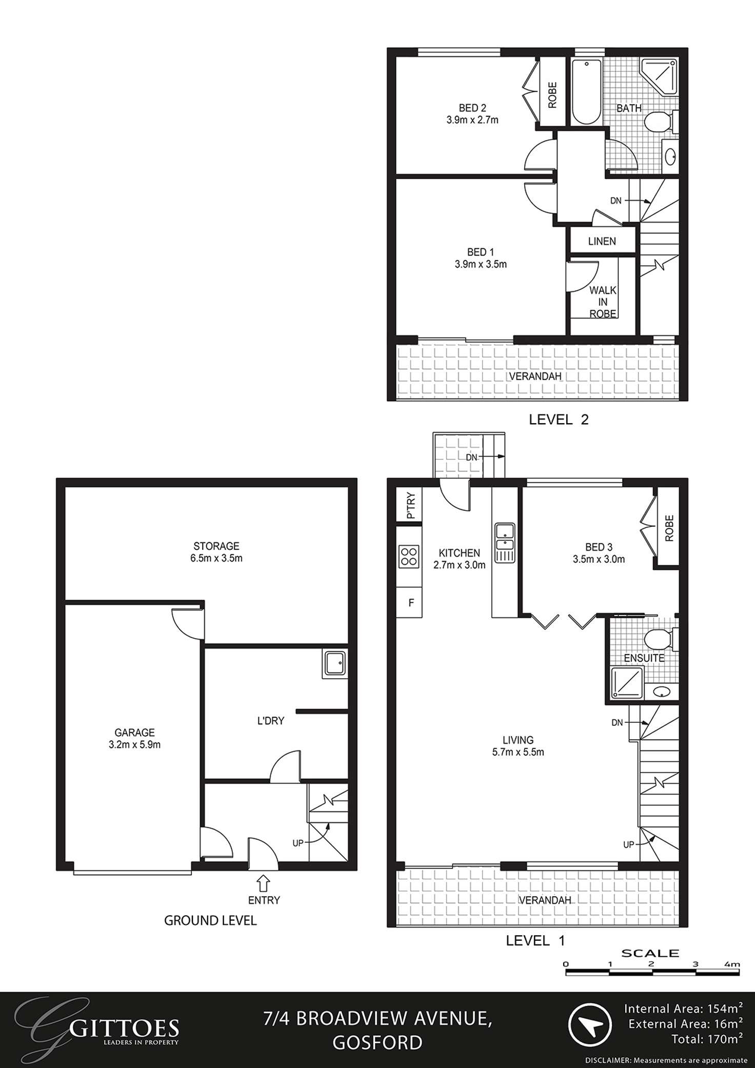 Floorplan of Homely townhouse listing, 7/4 Broadview Avenue, Gosford NSW 2250