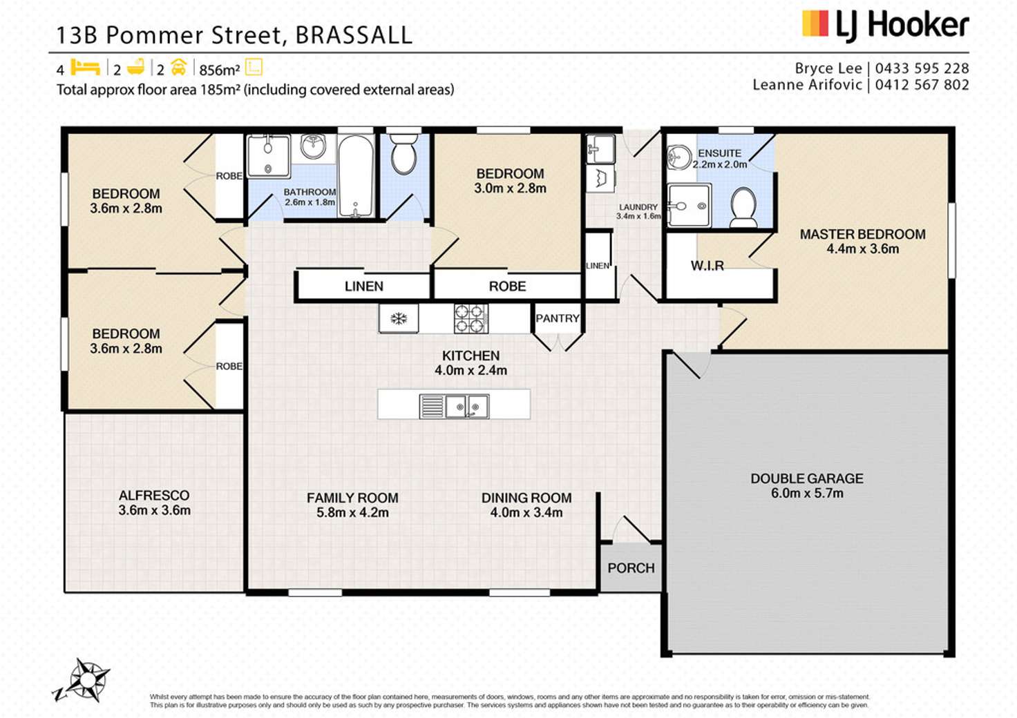 Floorplan of Homely house listing, 13B Pommer St, Brassall QLD 4305