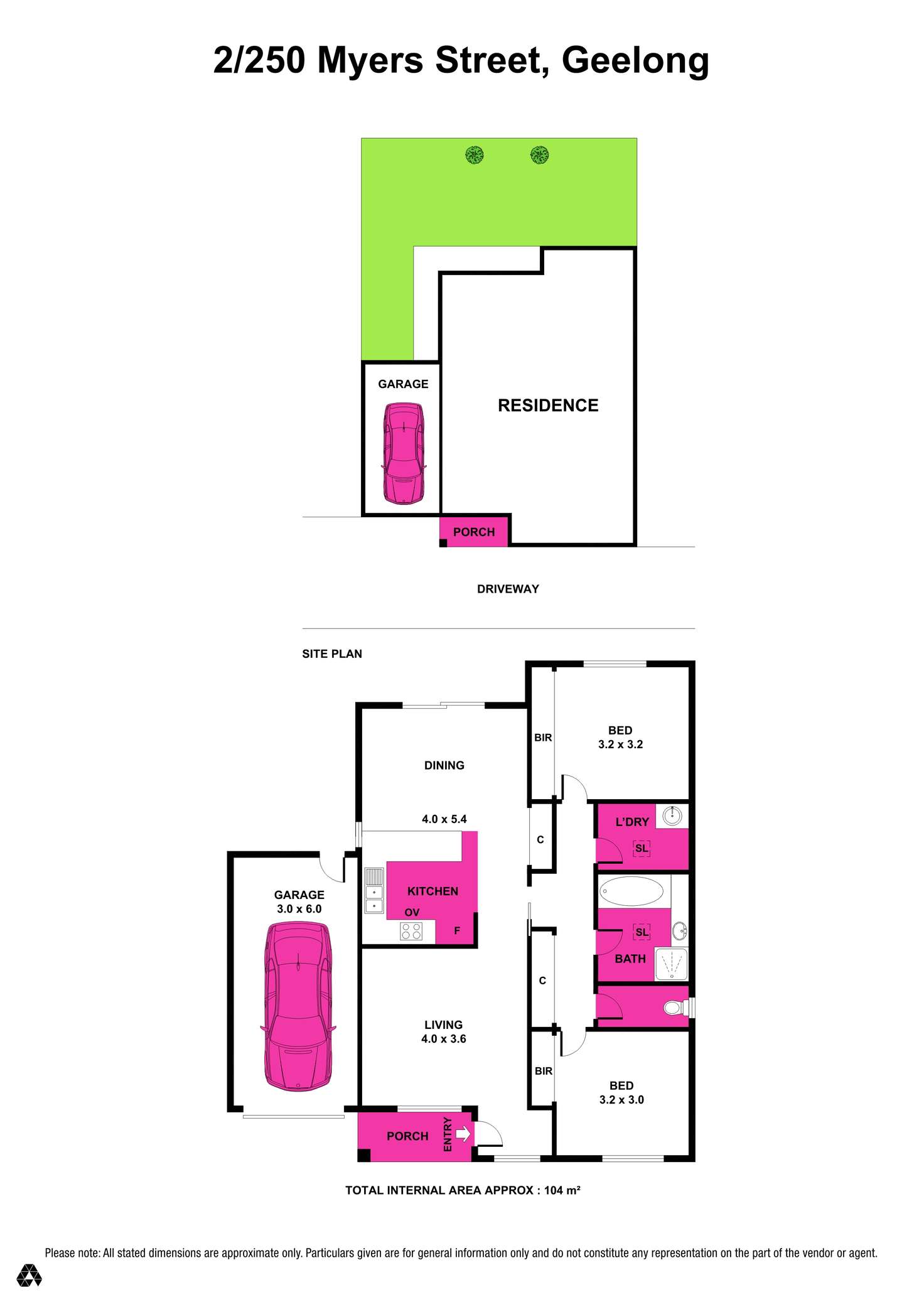 Floorplan of Homely house listing, 2/250 Myers Street, Geelong VIC 3220