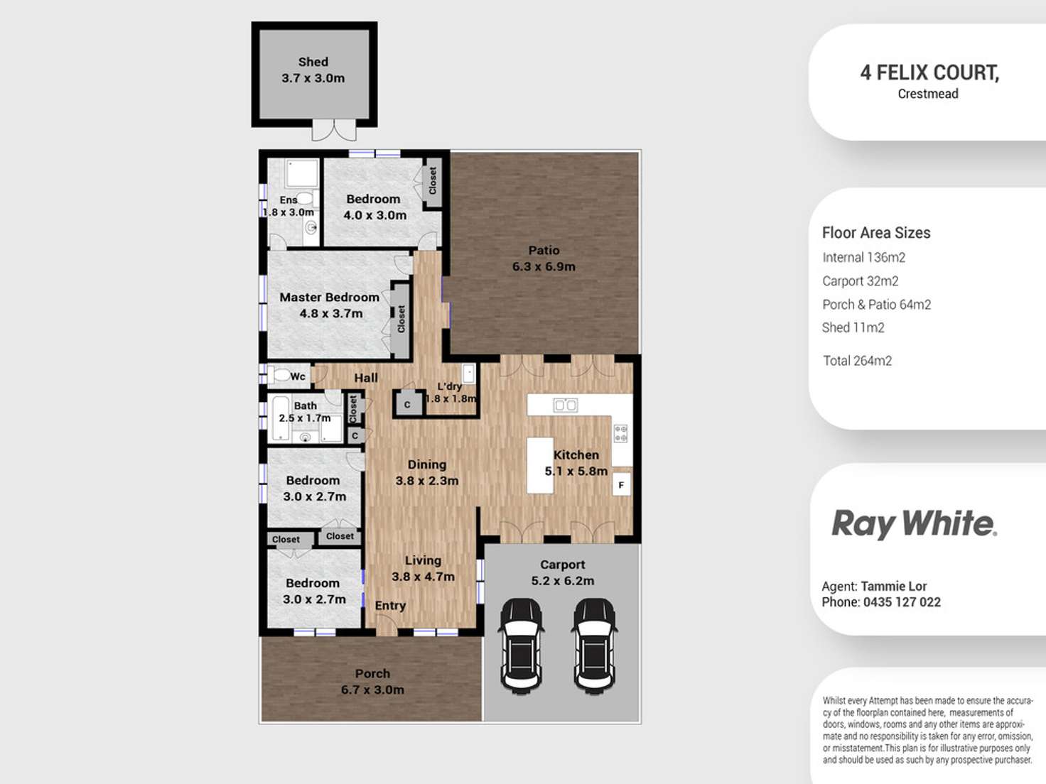 Floorplan of Homely house listing, 4 Felix Court, Crestmead QLD 4132