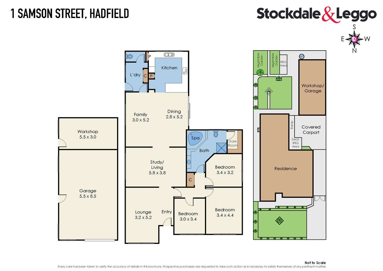 Floorplan of Homely house listing, 1 Samson Street, Hadfield VIC 3046
