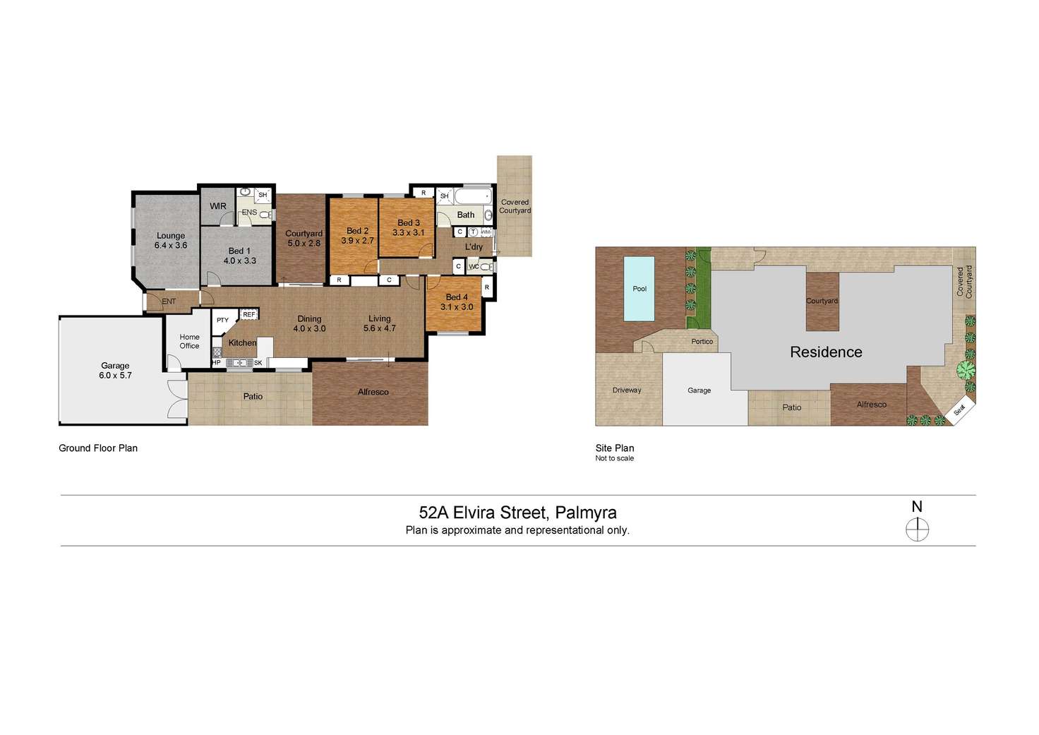 Floorplan of Homely house listing, 52A Elvira Street, Palmyra WA 6157