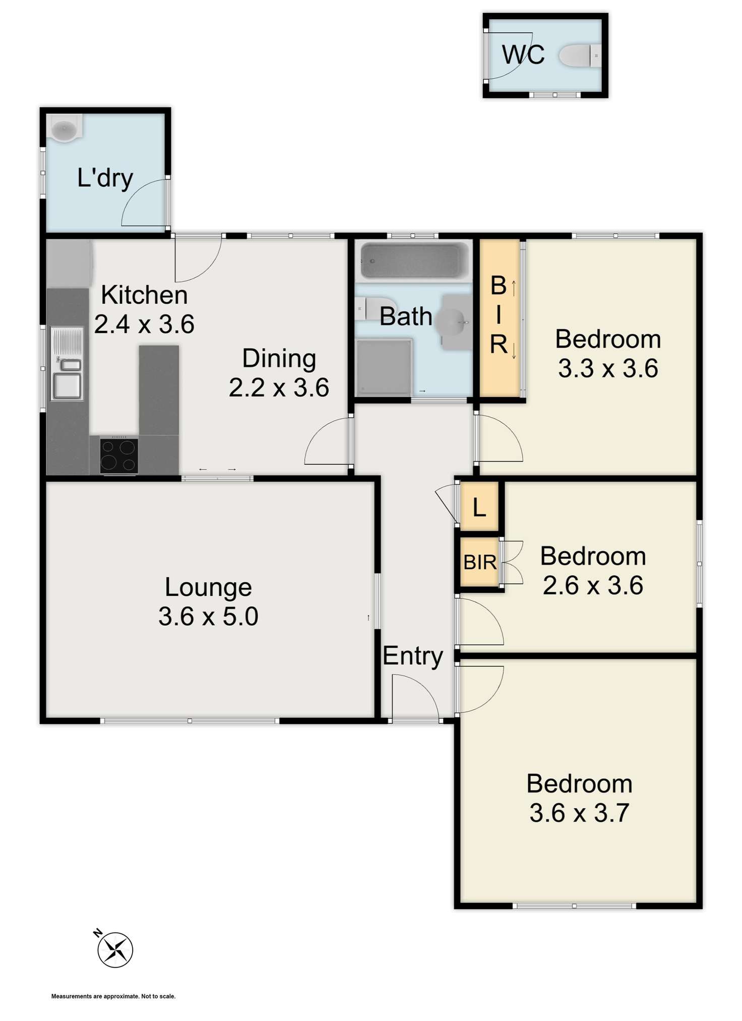 Floorplan of Homely house listing, 43 Labrador Street, Rooty Hill NSW 2766