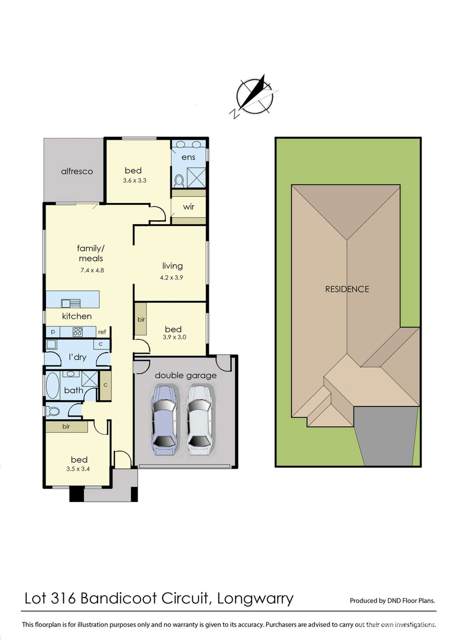 Floorplan of Homely house listing, 9 Bandicoot Circuit, Longwarry VIC 3816