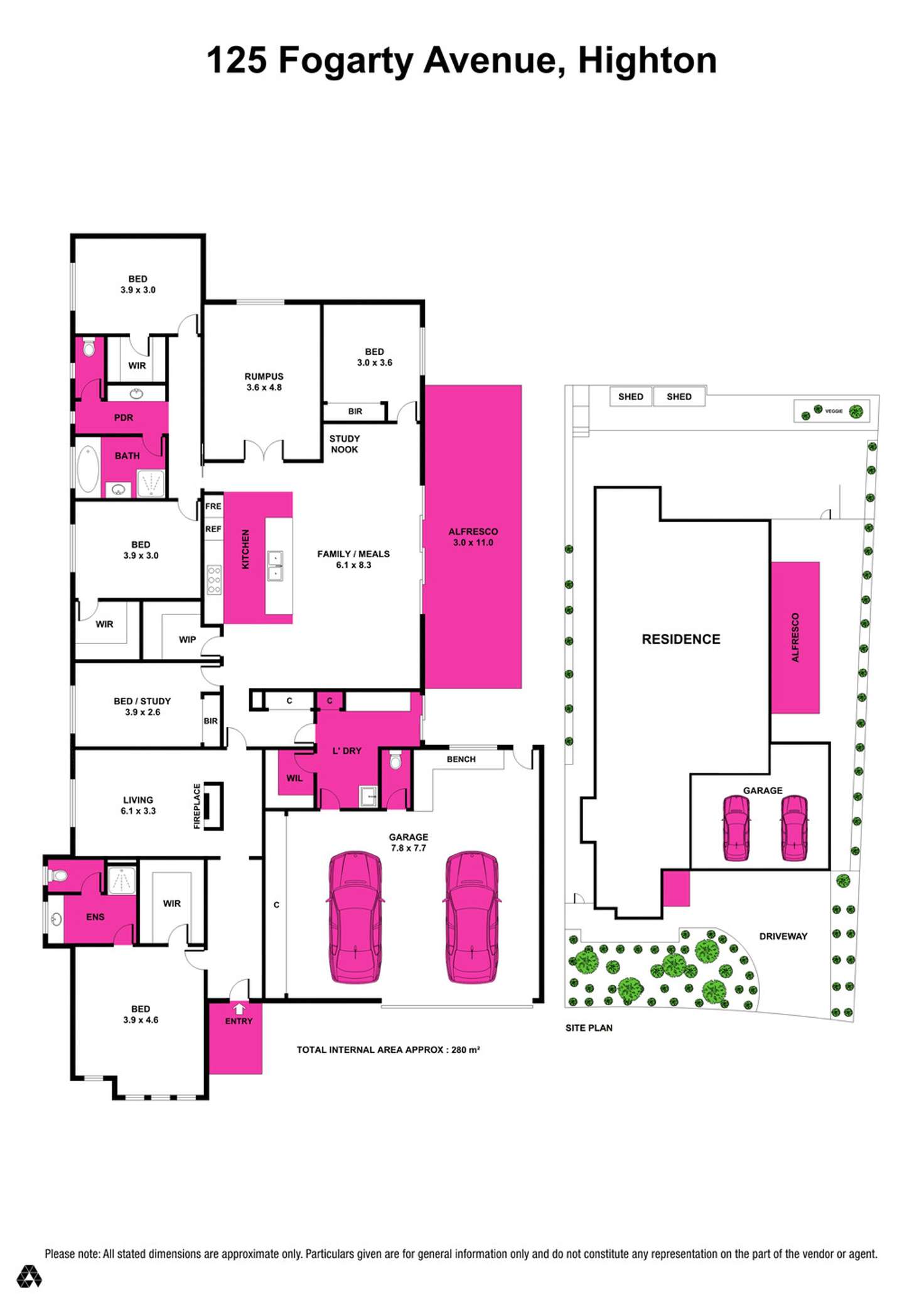 Floorplan of Homely house listing, 125 Fogarty Avenue, Highton VIC 3216