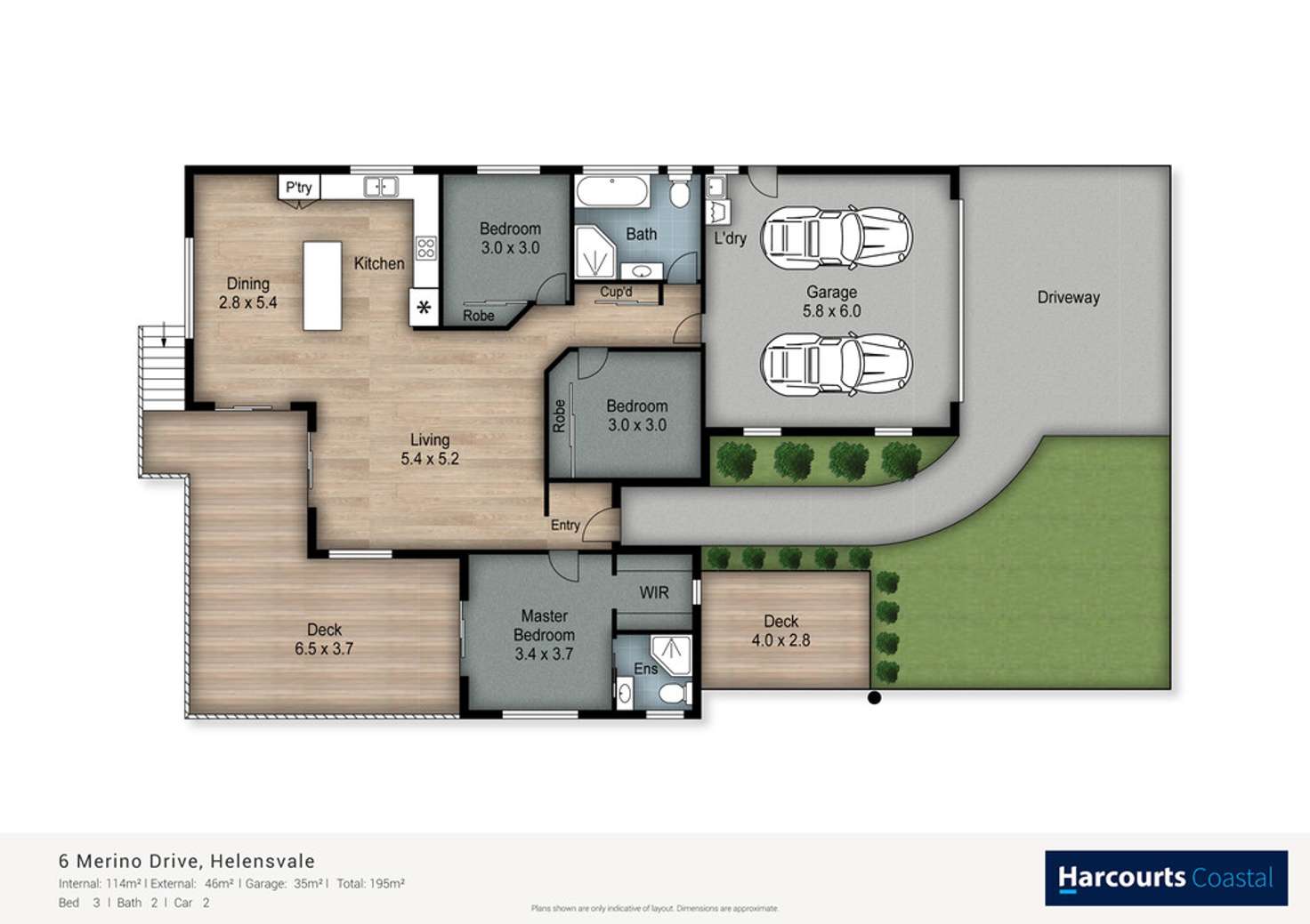 Floorplan of Homely house listing, 6 Merino Drive, Helensvale QLD 4212