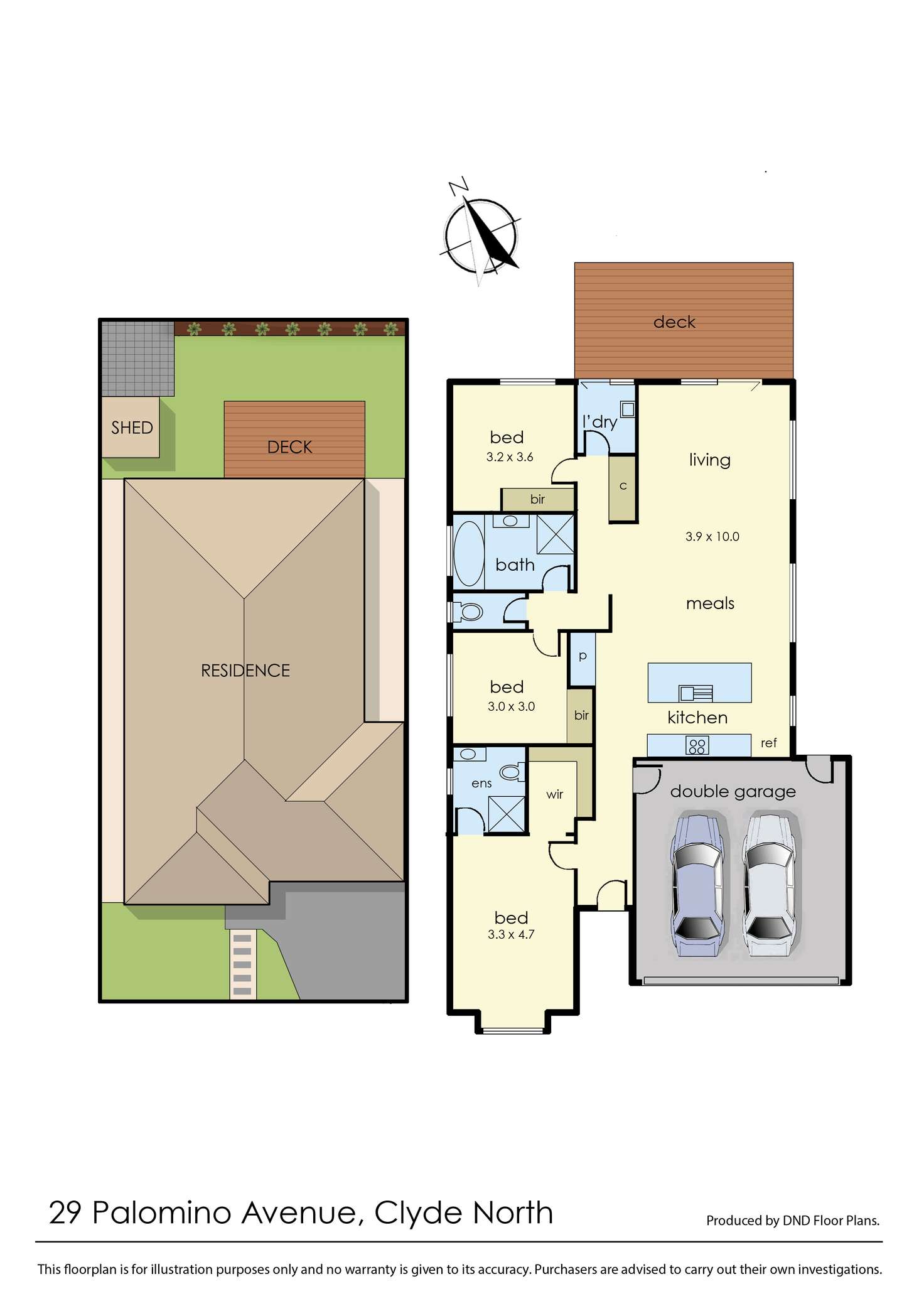 Floorplan of Homely house listing, 29 Palomino Avenue, Clyde North VIC 3978
