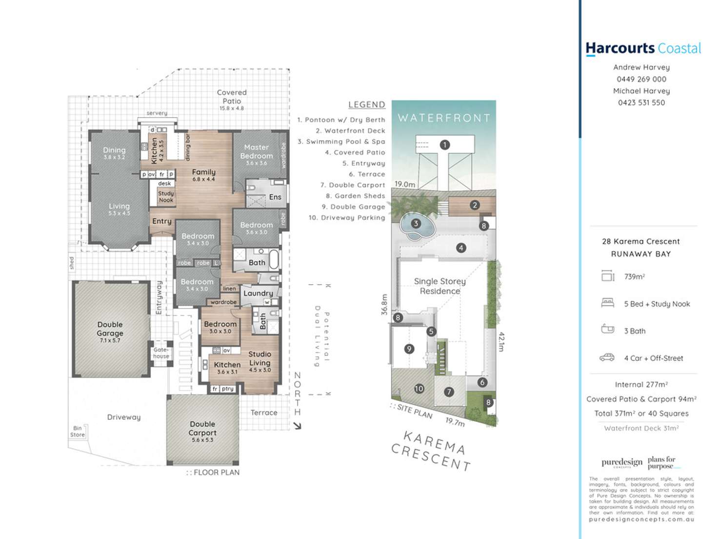 Floorplan of Homely house listing, 28 Karema Crescent, Runaway Bay QLD 4216
