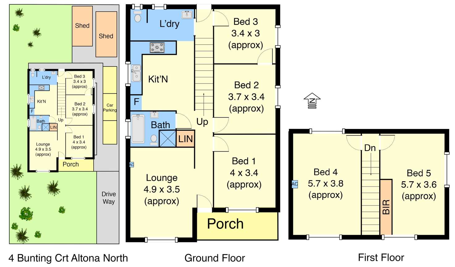 Floorplan of Homely house listing, 4 Bunting Court, Altona North VIC 3025