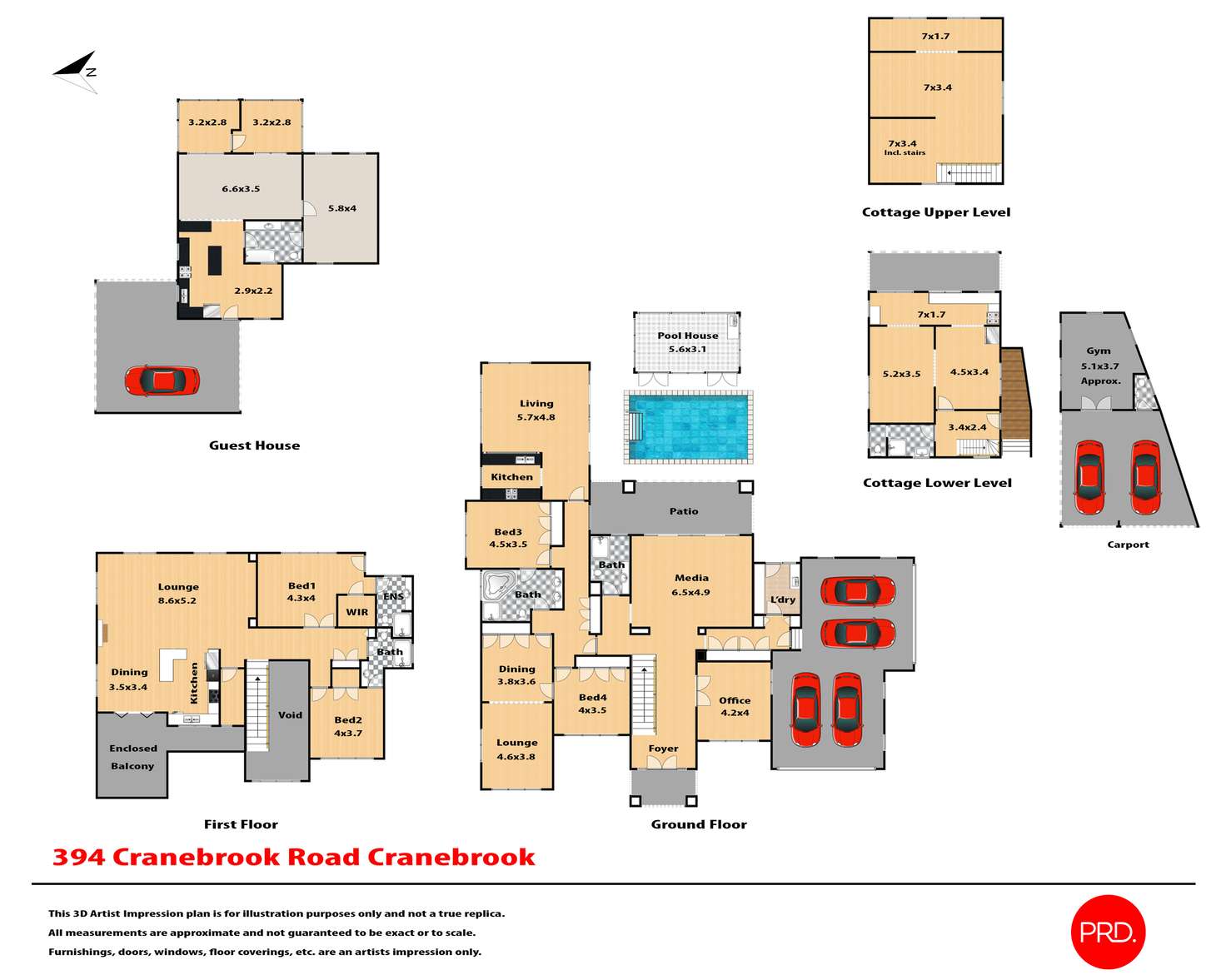 Floorplan of Homely acreageSemiRural listing, 394 Cranebrook Road, Cranebrook NSW 2749
