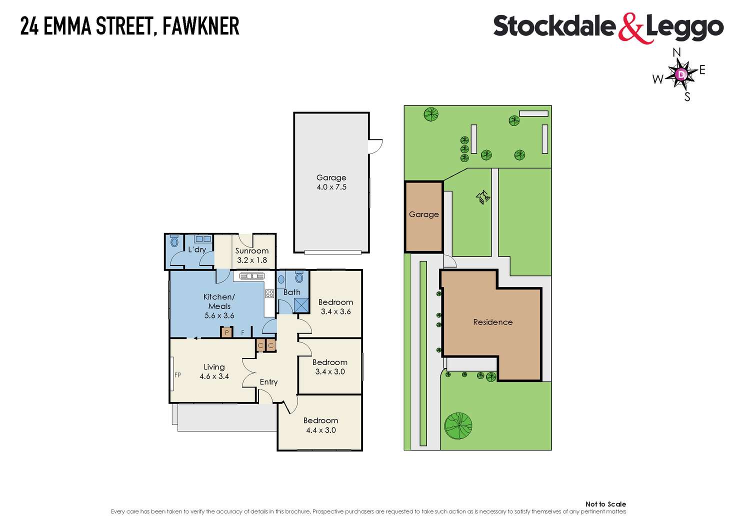 Floorplan of Homely house listing, 24 Emma Street, Fawkner VIC 3060