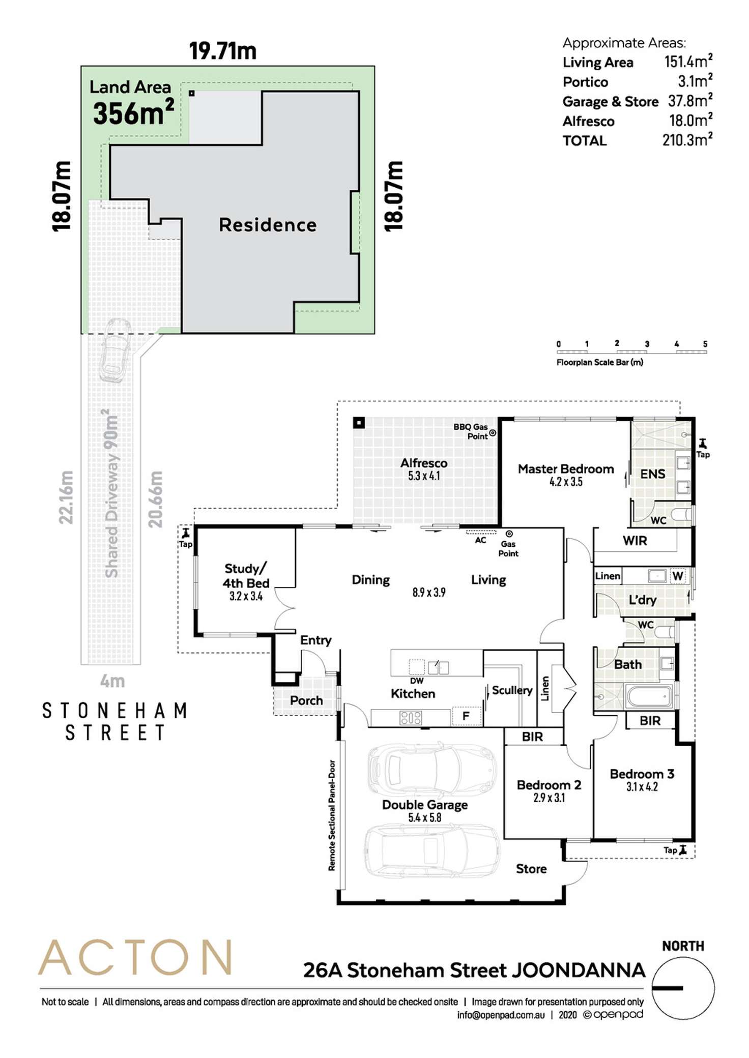 Floorplan of Homely house listing, 26A Stoneham Street, Joondanna WA 6060