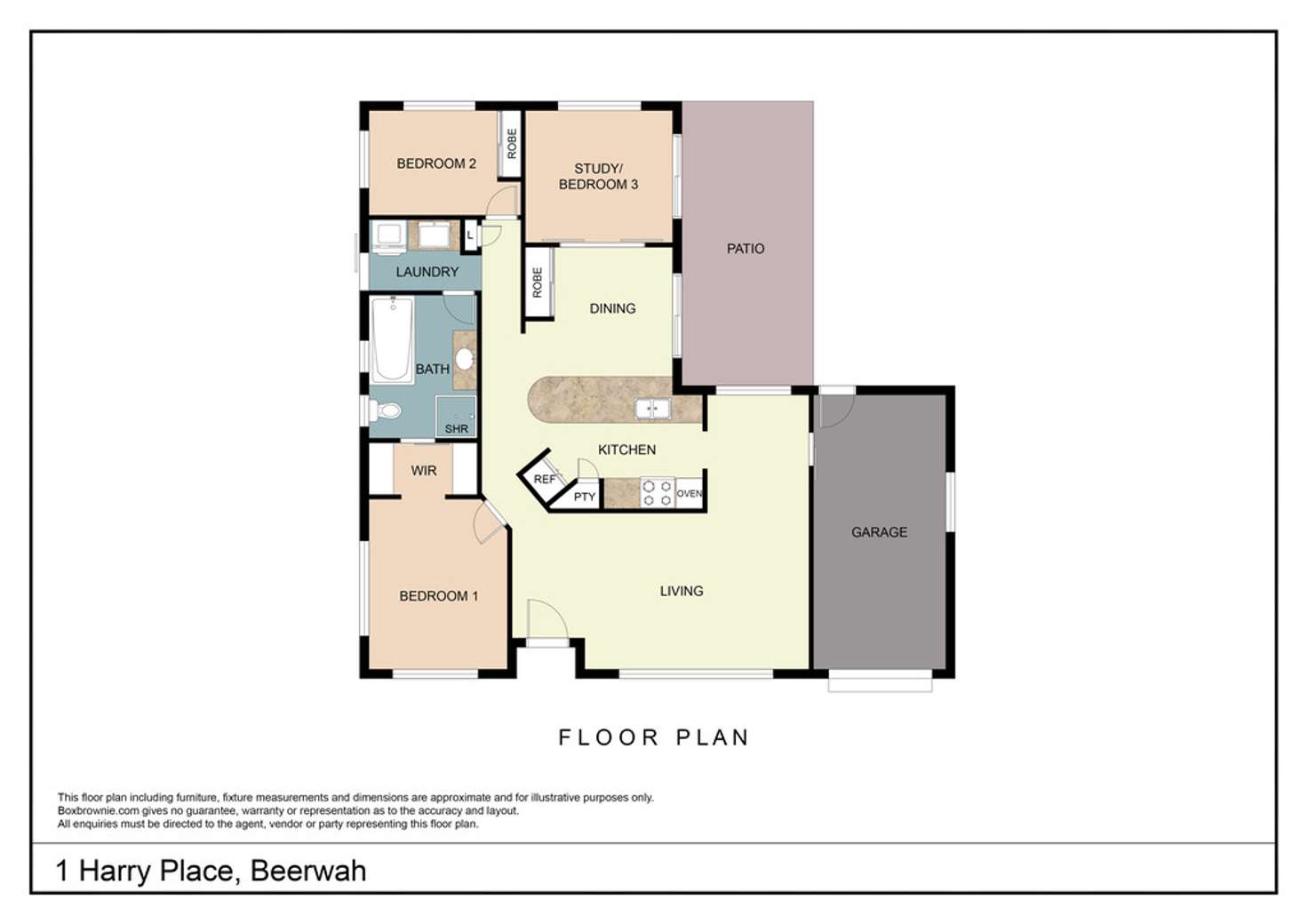 Floorplan of Homely house listing, 1 Harry Place, Beerwah QLD 4519