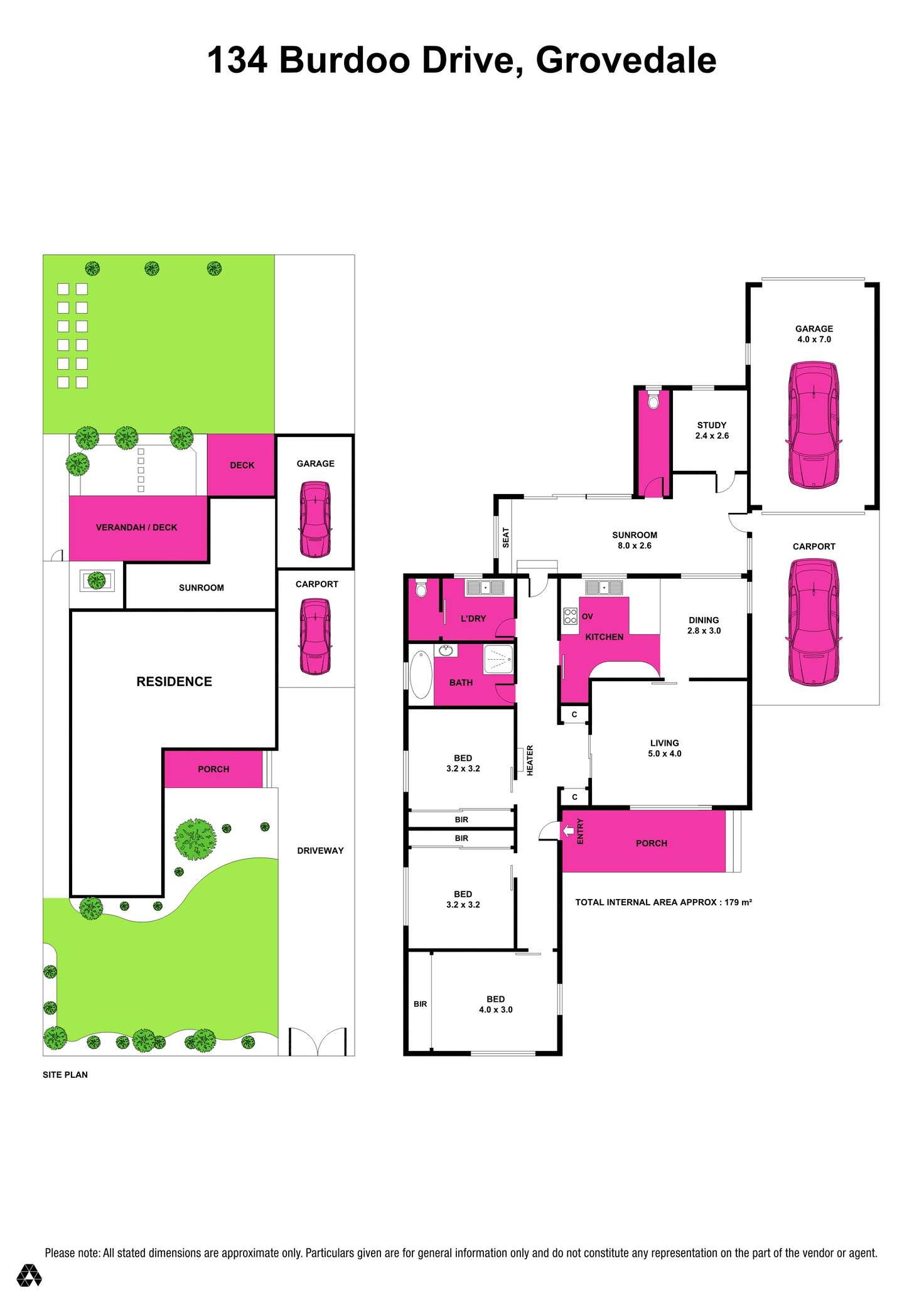 Floorplan of Homely house listing, 134 Burdoo Drive, Grovedale VIC 3216