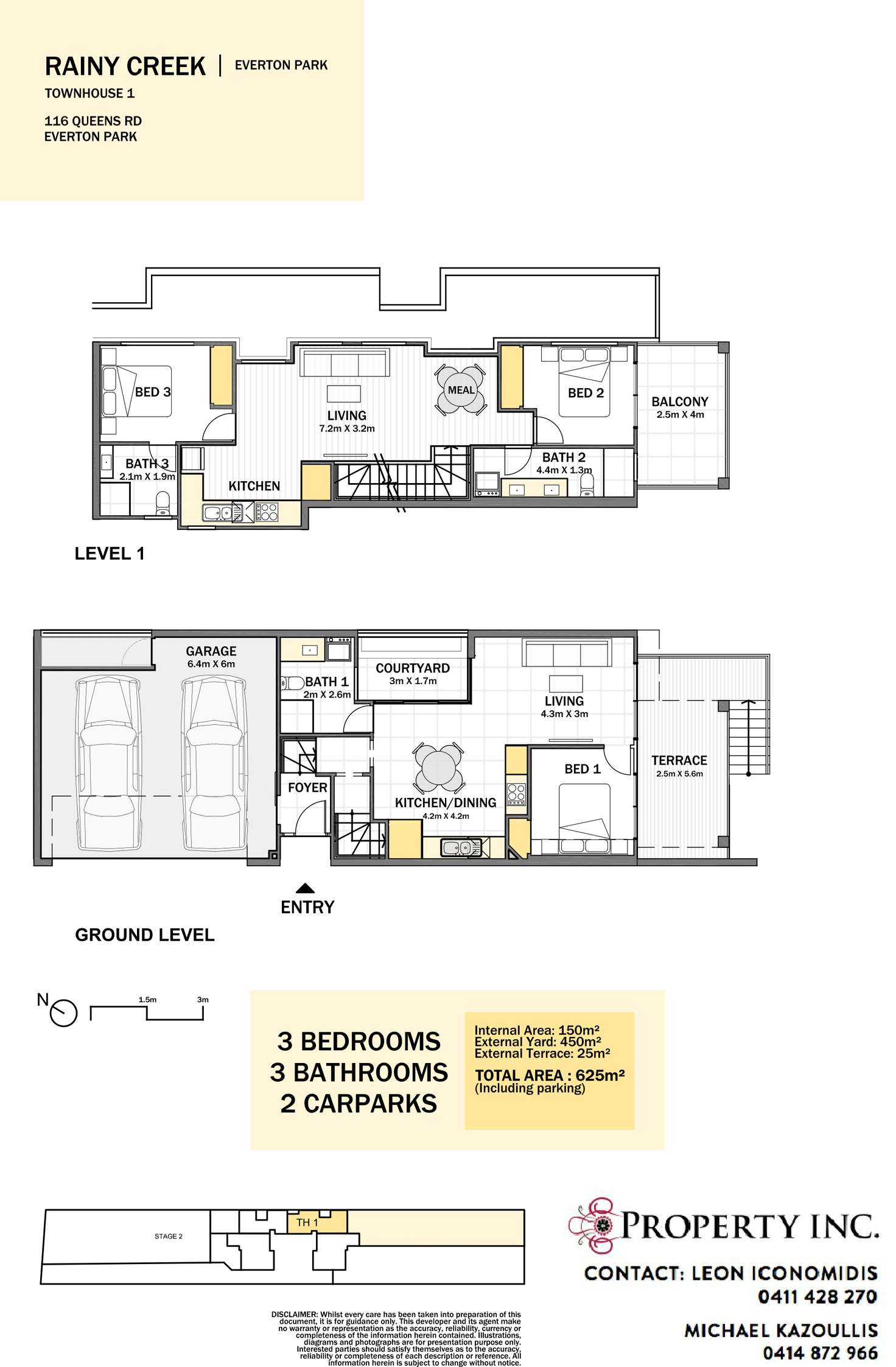Floorplan of Homely townhouse listing, 1/116 Queens Road, Everton Park QLD 4053