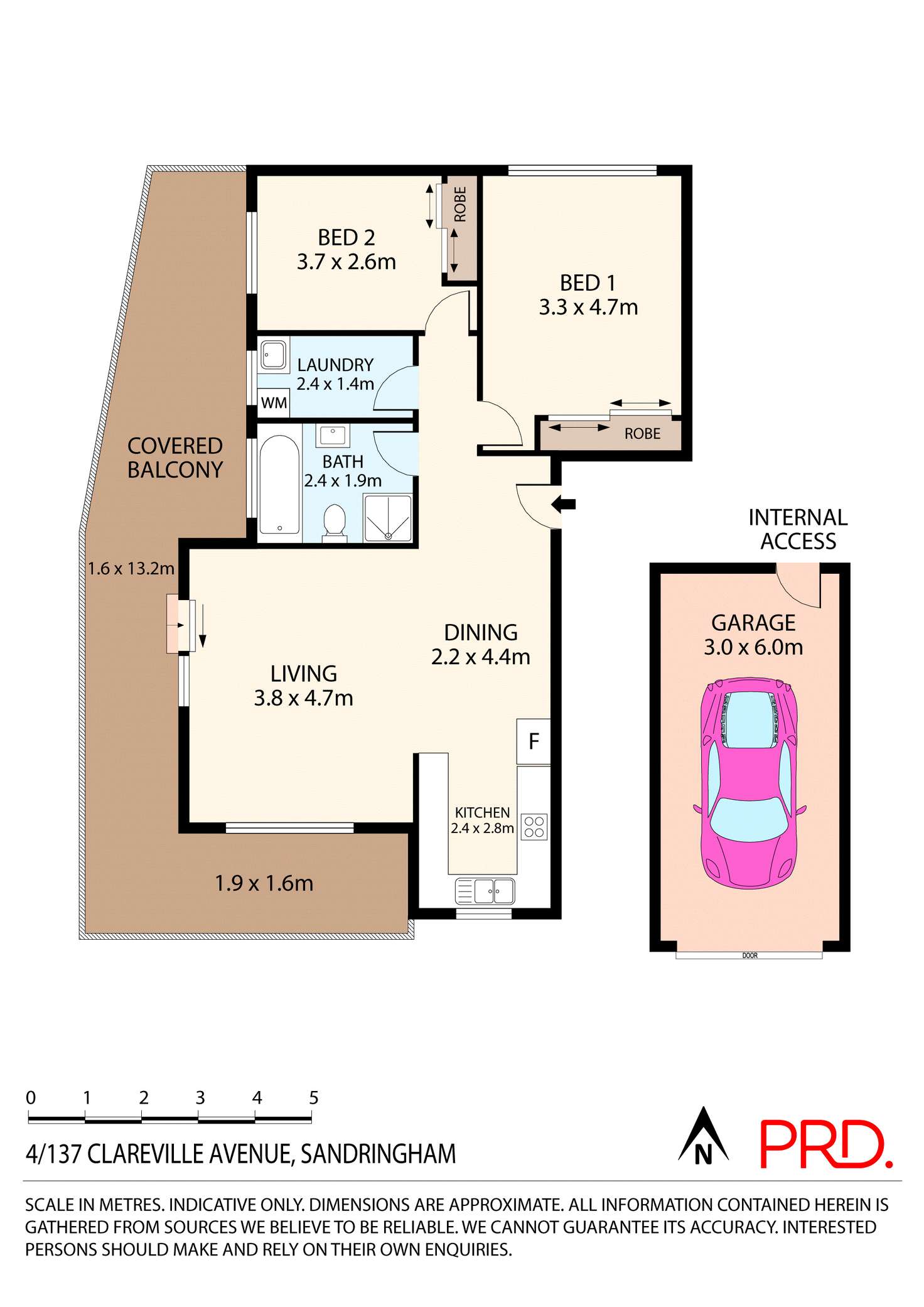 Floorplan of Homely apartment listing, 4/137 Clareville Avenue, Sandringham NSW 2219