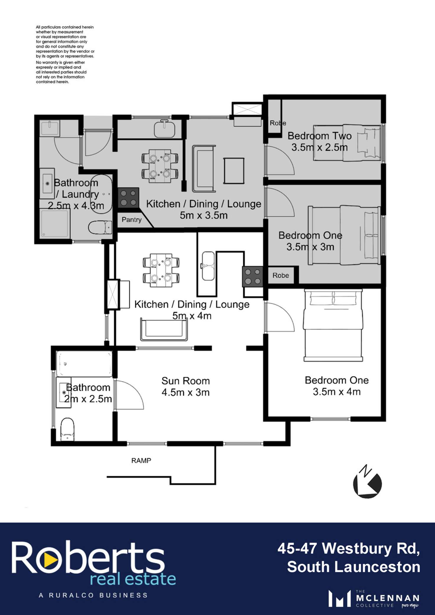 Floorplan of Homely house listing, 45 Westbury Road, South Launceston TAS 7249