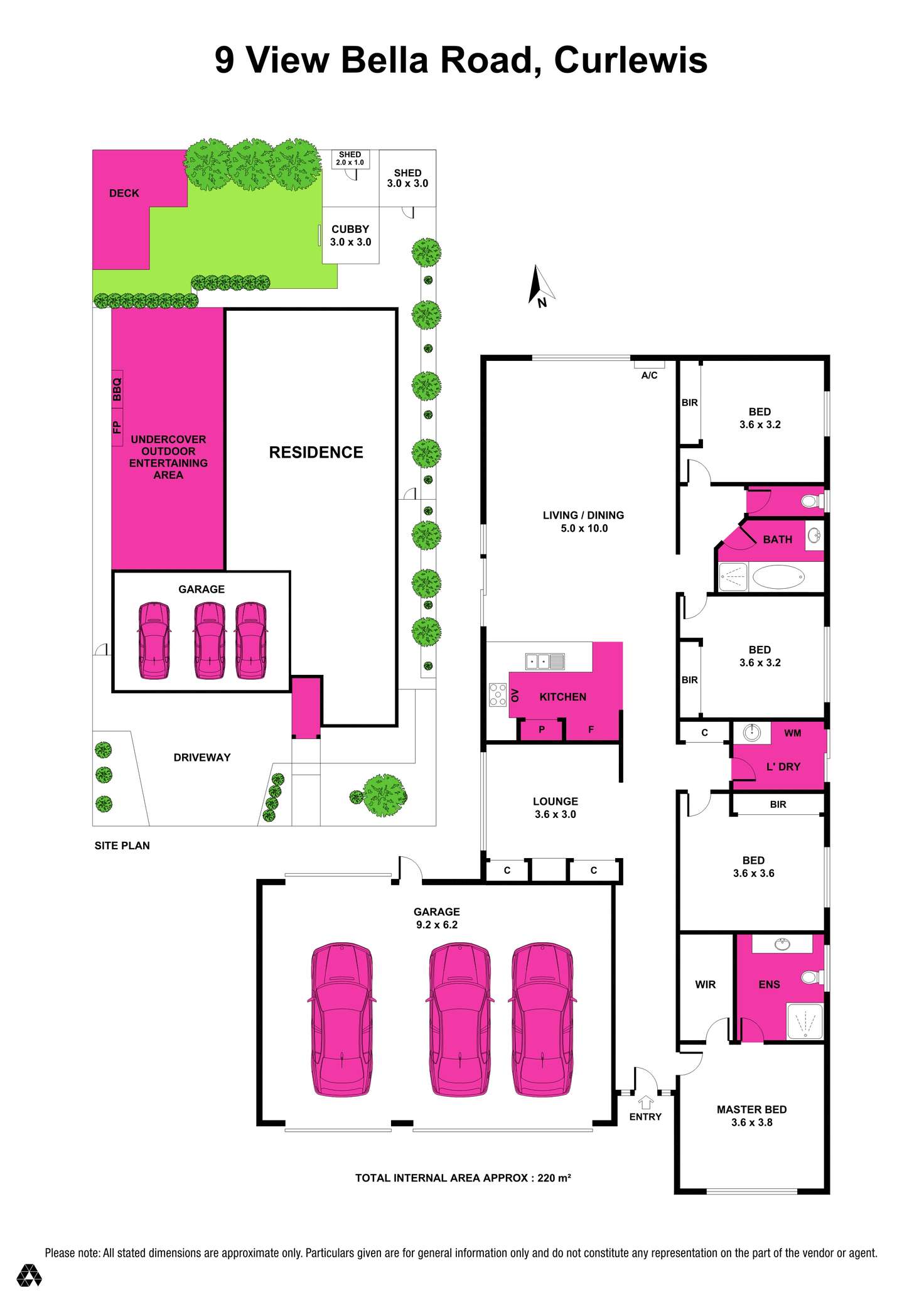 Floorplan of Homely house listing, 9 View Bella Road, Curlewis VIC 3222