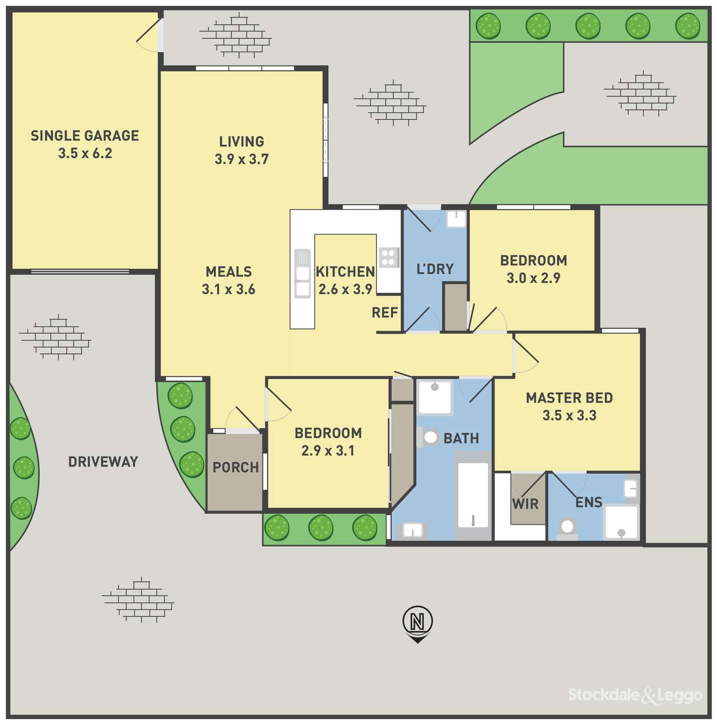 Floorplan of Homely house listing, 3/15 South Road, Airport West VIC 3042