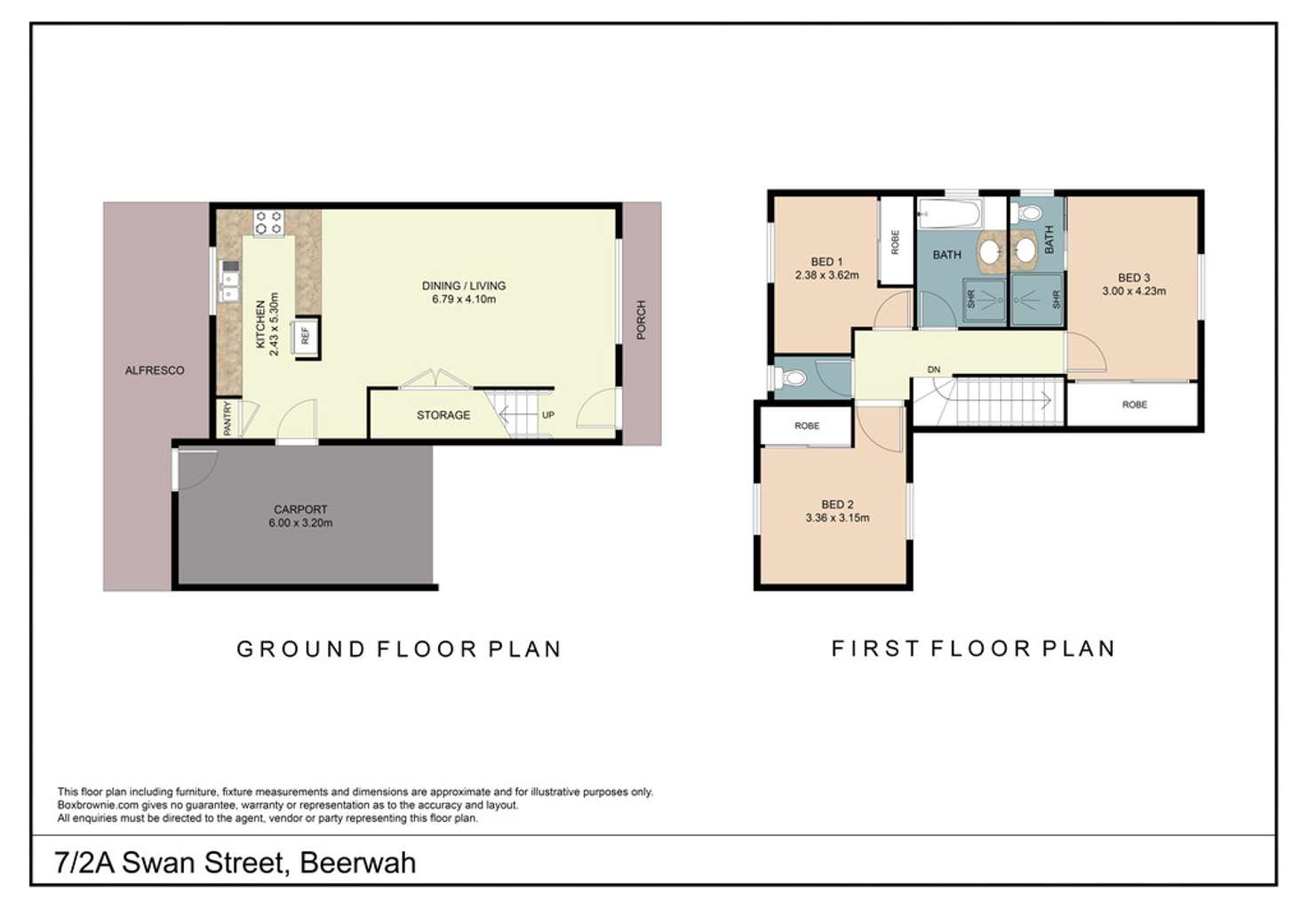 Floorplan of Homely unit listing, 7/2A Swan Street, Beerwah QLD 4519
