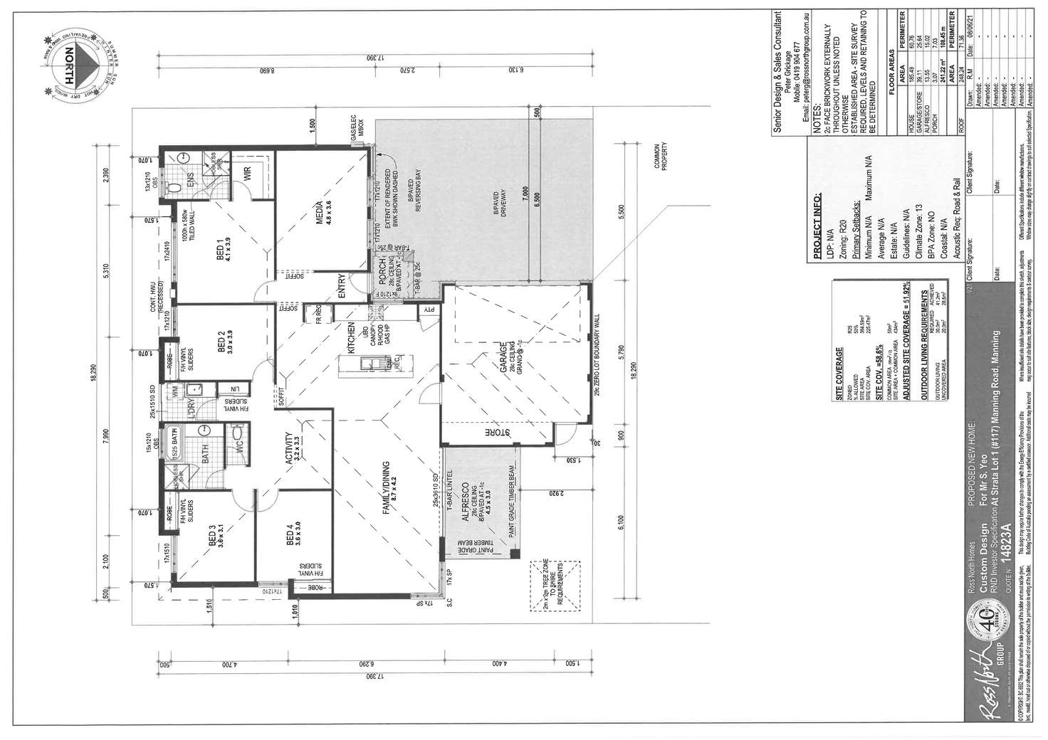 Floorplan of Homely residentialLand listing, 117B Manning Road, Manning WA 6152